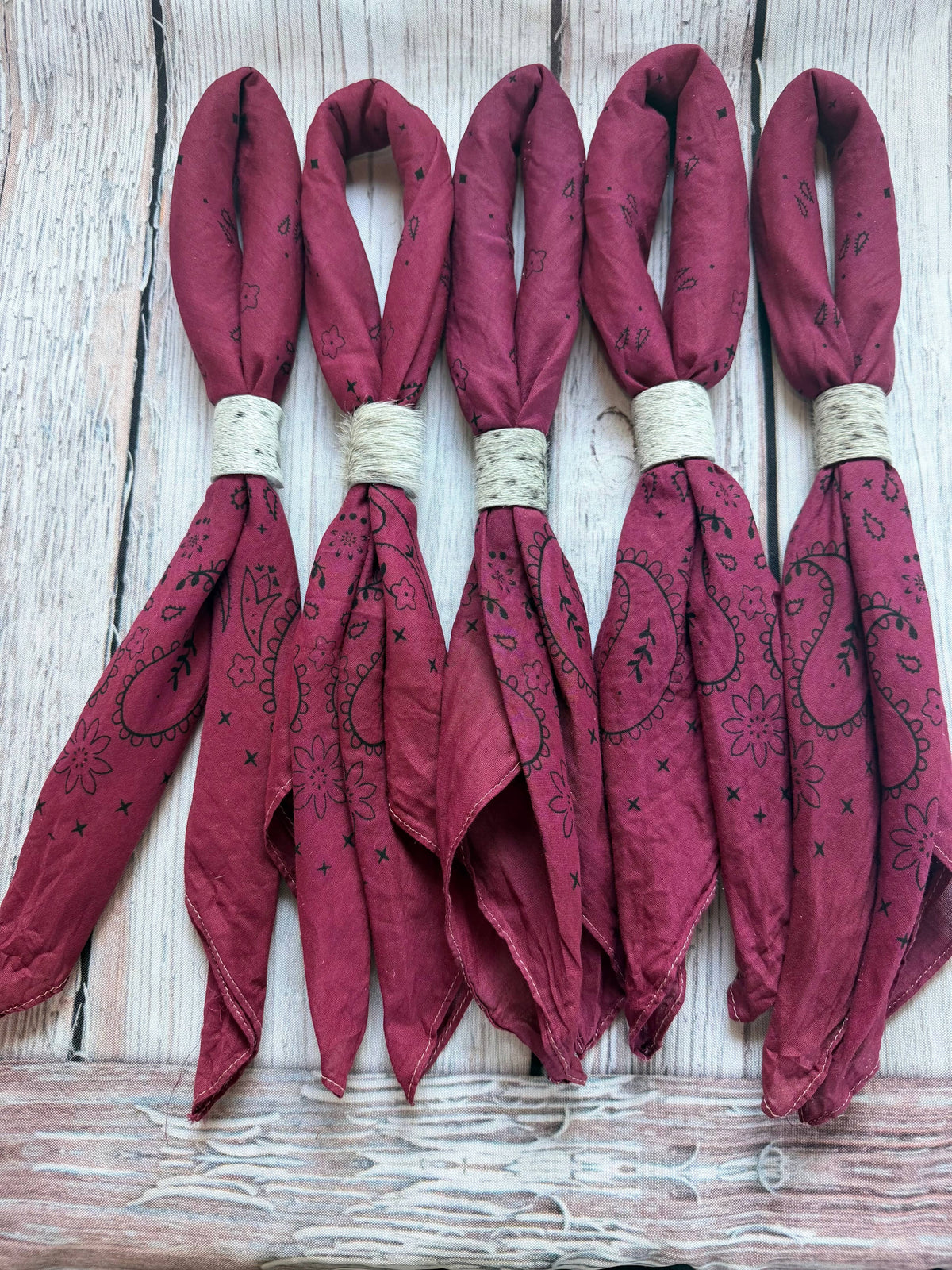 Bandana Maroon Hand Dyed Bandanas