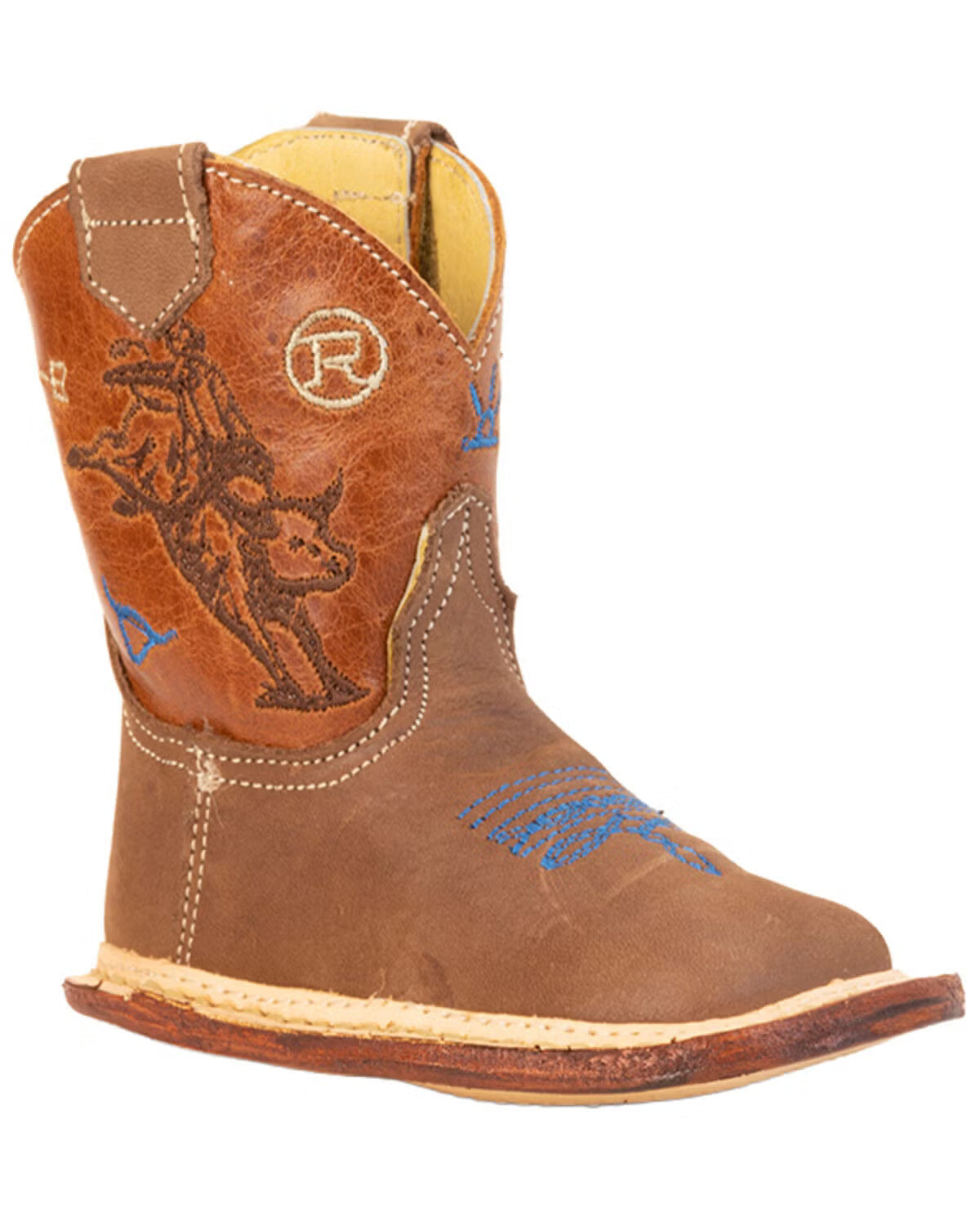Roper Infant Brahma Bull Brown Cowboy Boots