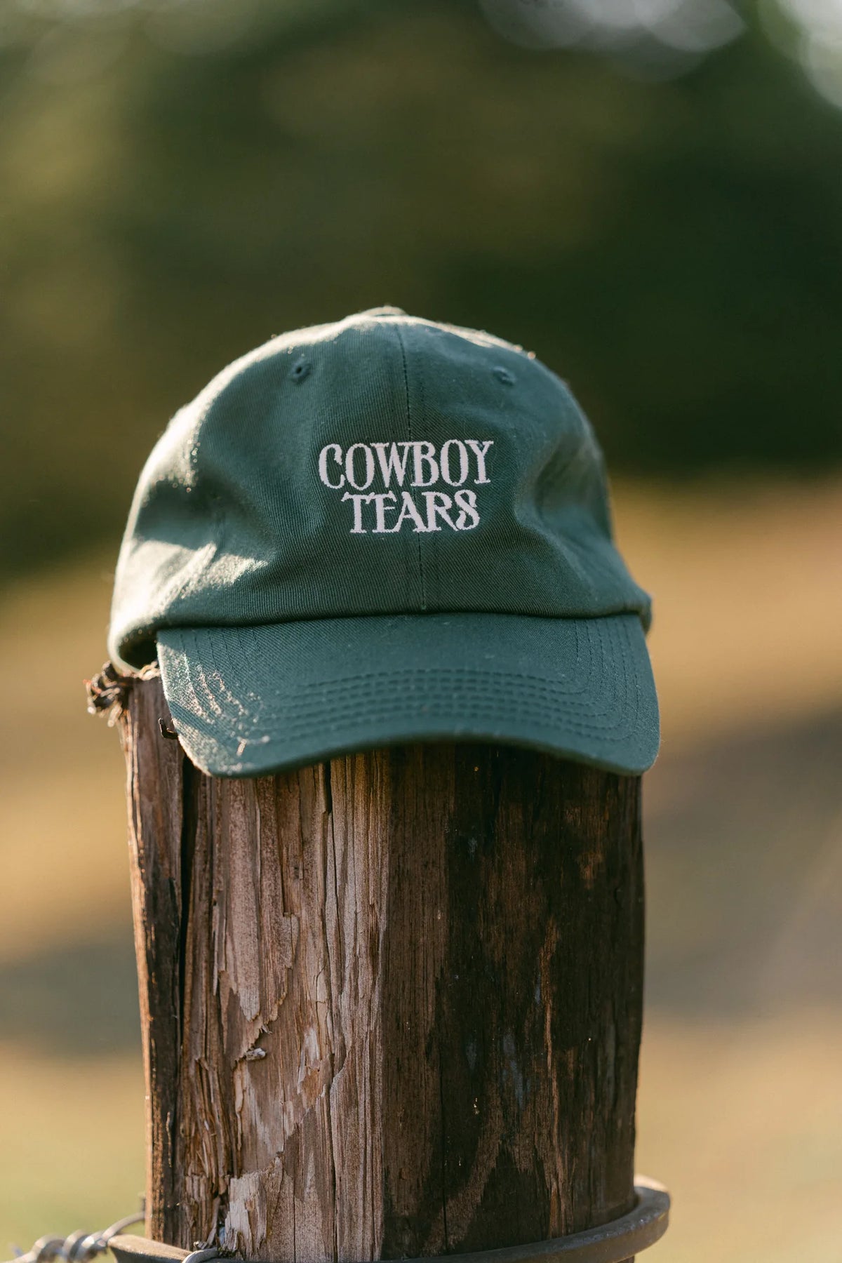 Cowboy Tears Green Daddy Hat