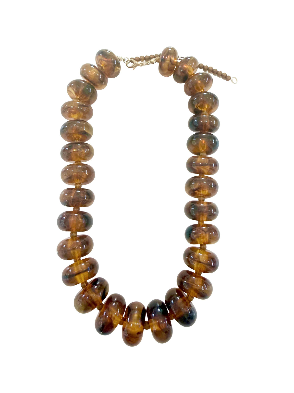 Gemelli Marlan Chunky Beaded Necklace - Tortoise