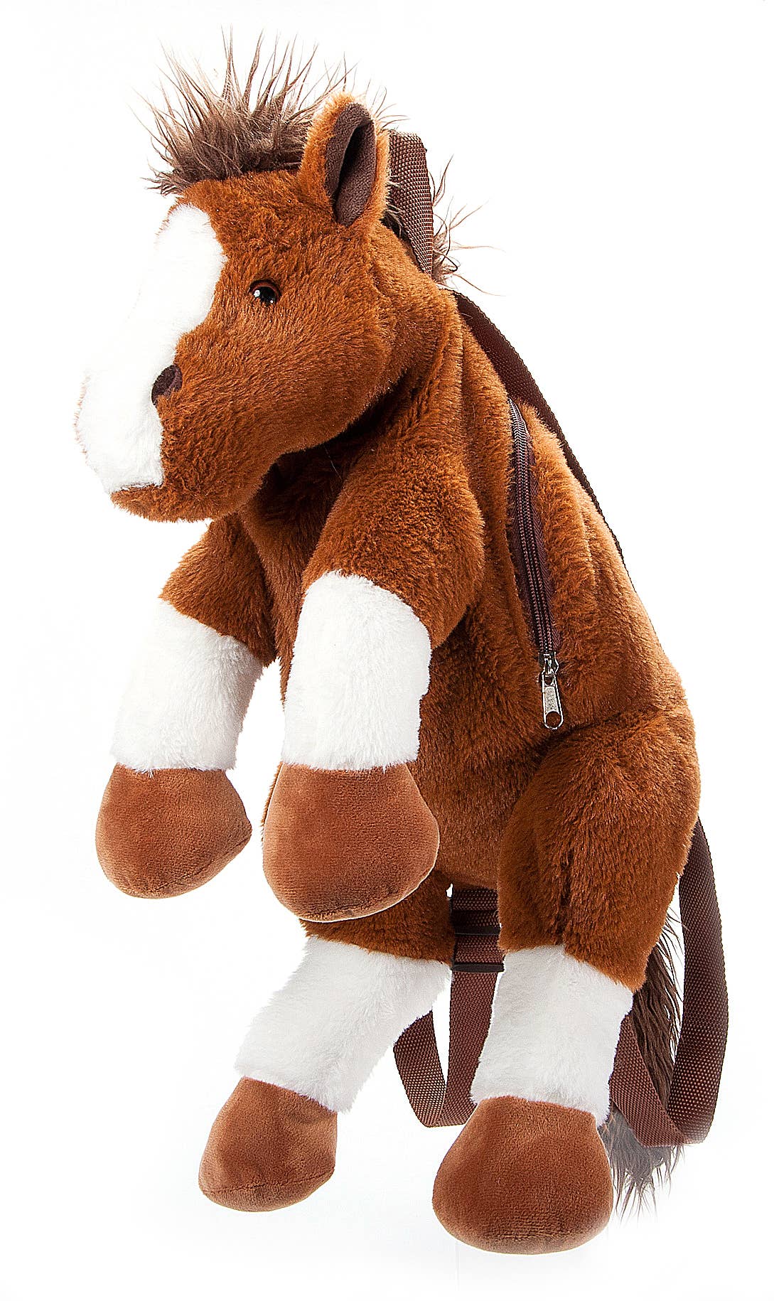 Wearable Plush Horse Backpack 20" Farm/Barnyard Animal