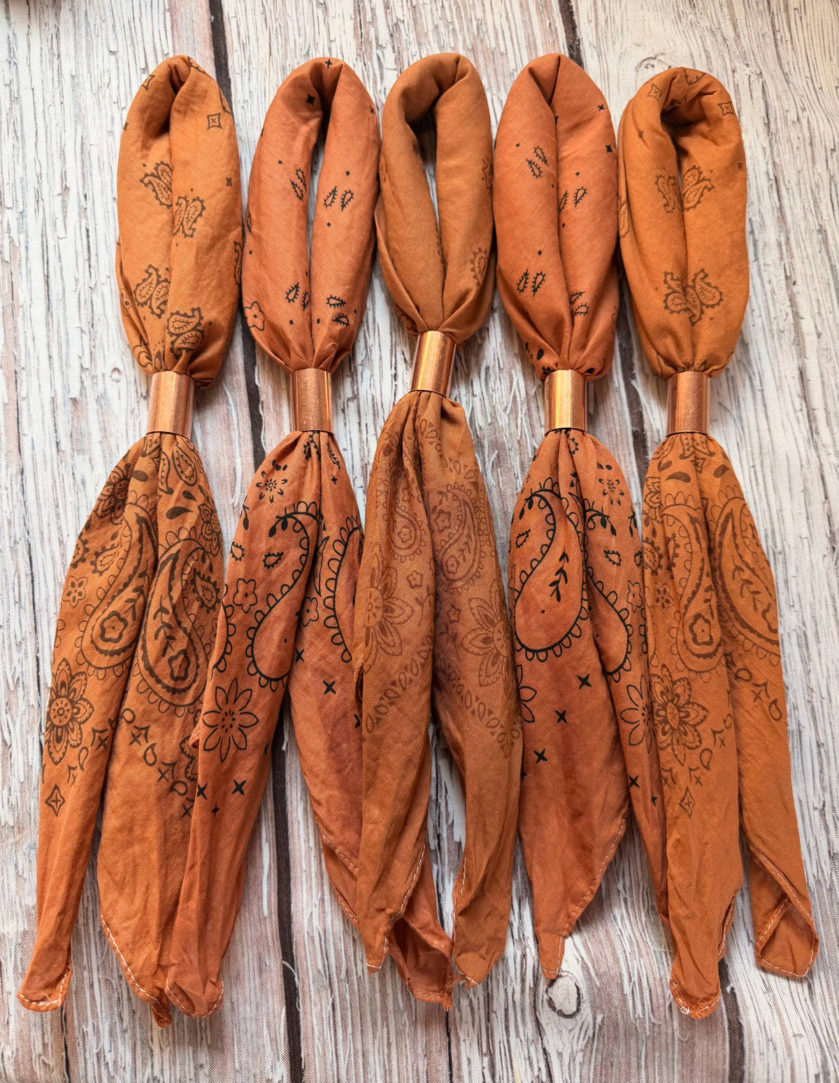 Bandana Burnt Orange Bandanas 