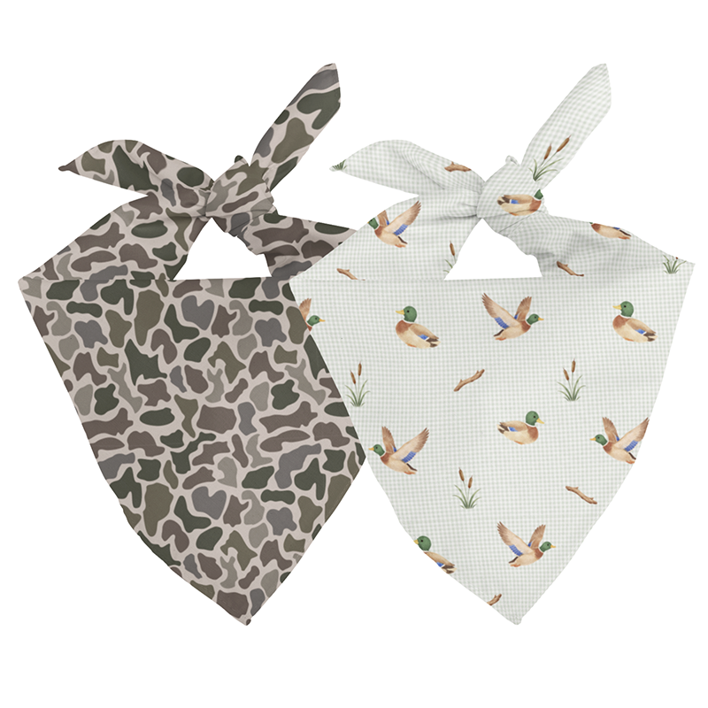 Ducks & Camo Dog Bandana
