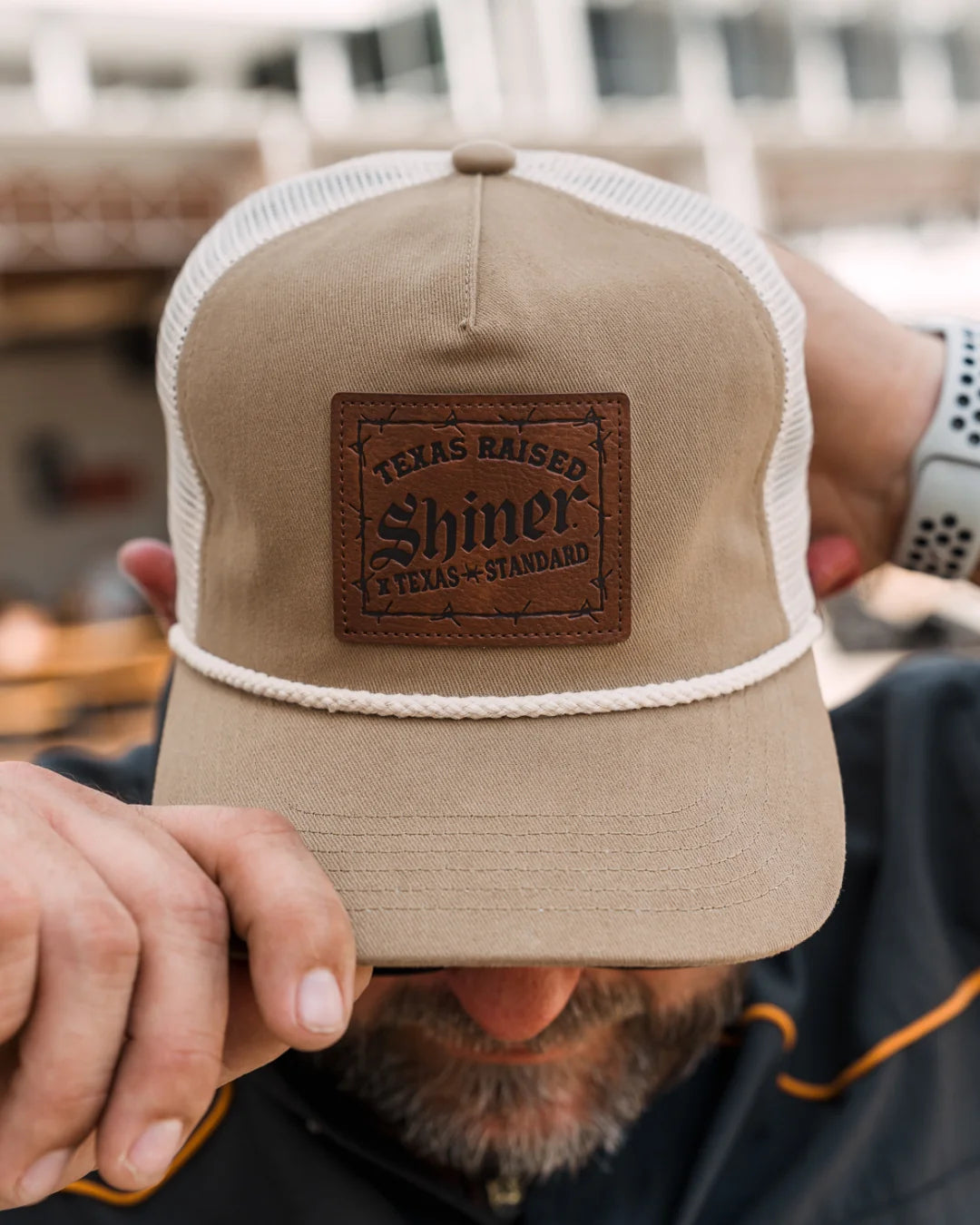Texas Standard Trucker Hat- Shiner- Khaki
