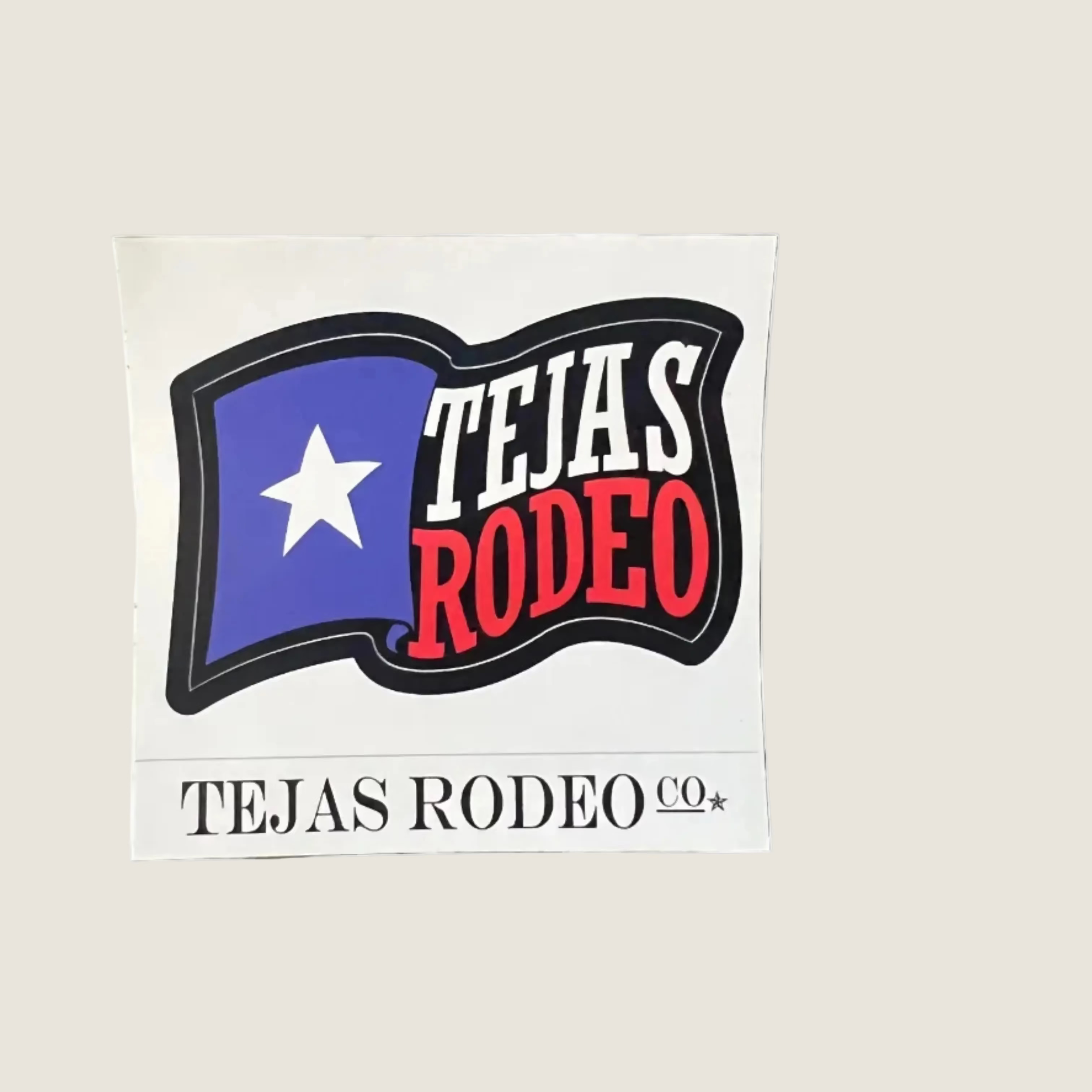 Tejas Rodeo Stickers