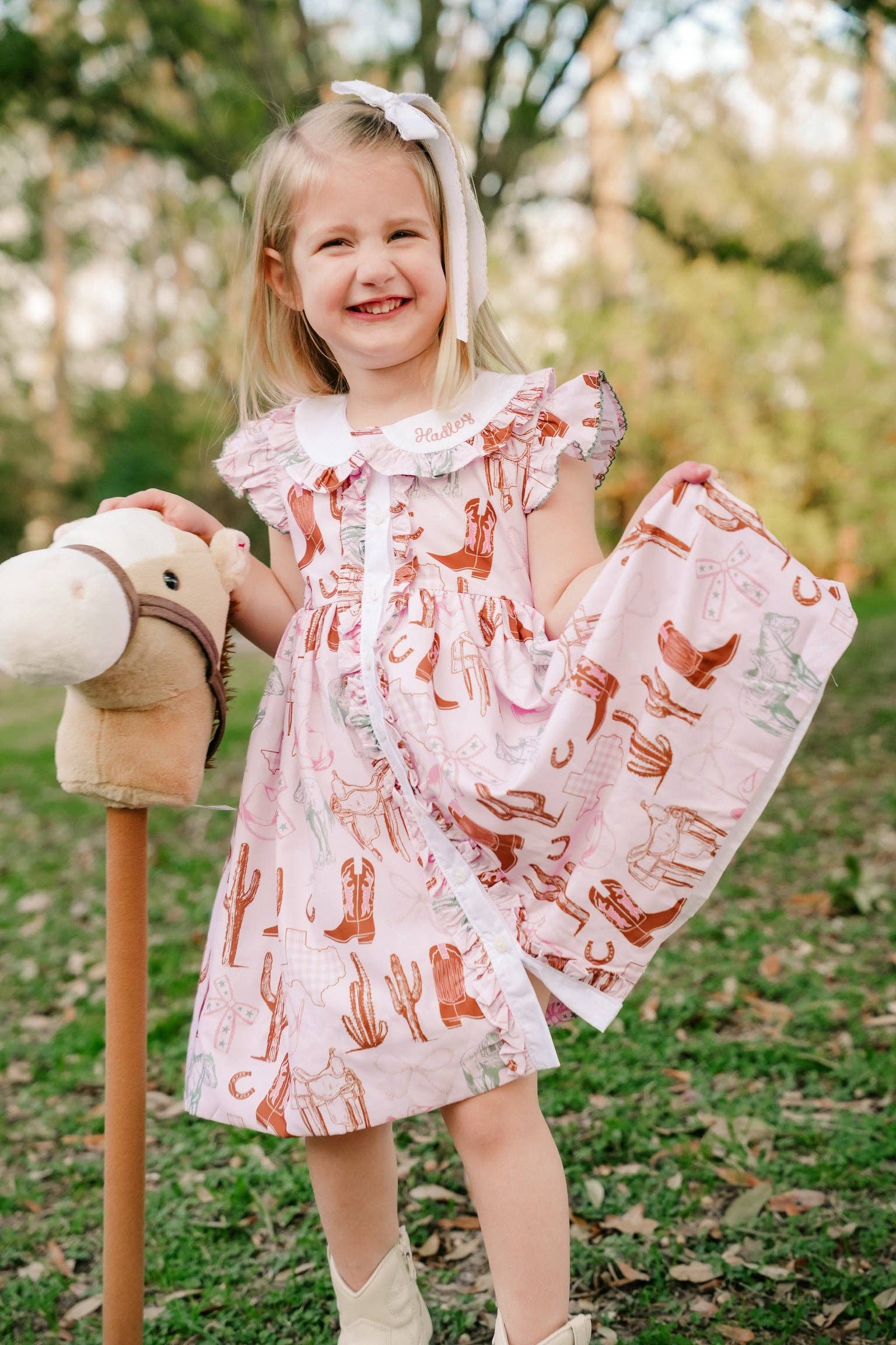 Sawyer & Spade Pink Western Rodeo Dress