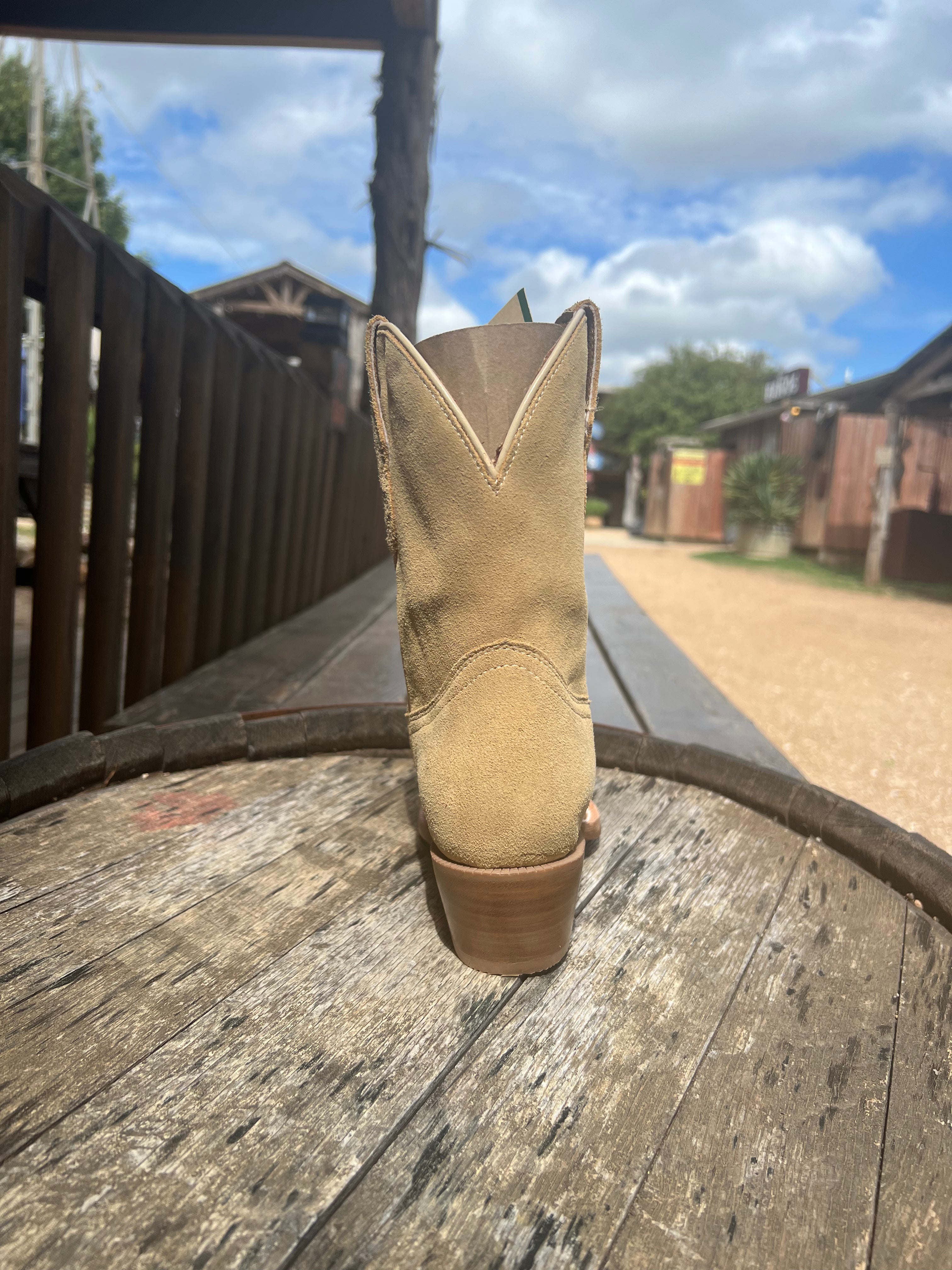 Women's - R. Watson Roughout Sand/Tan Leather Boots