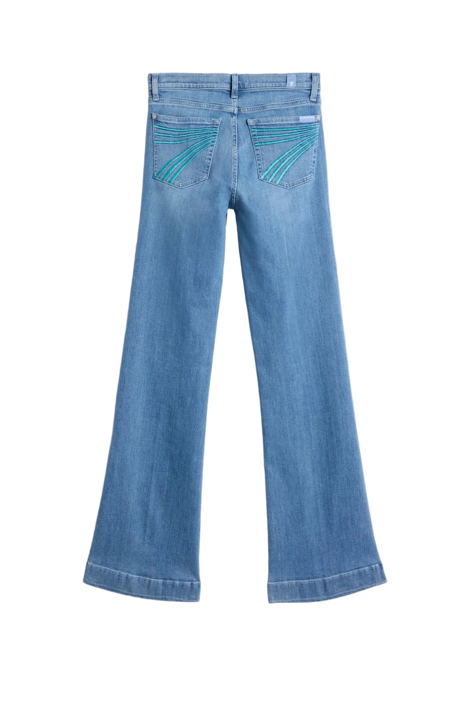 7 For All Mankind Dojo Iceflow Turquoise Jeans