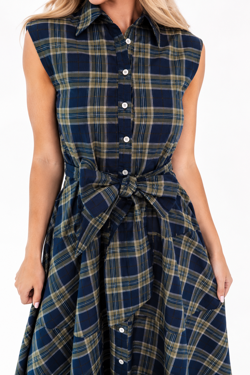 J. Marie The Etta Midi Dress - Navy