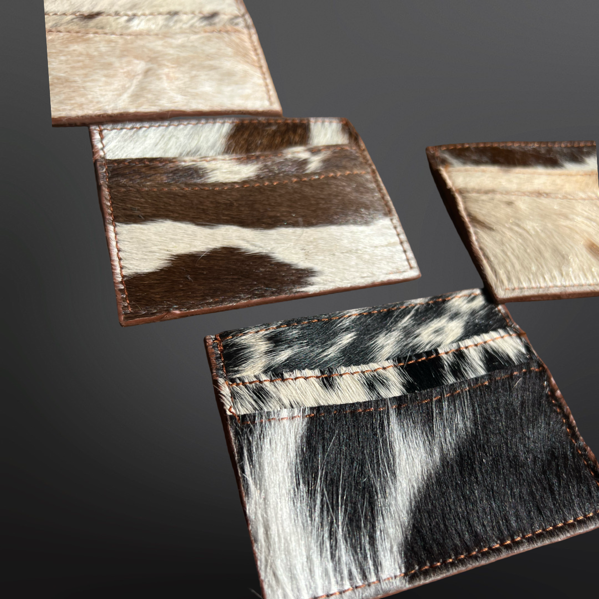 Westrian International Cowhide Leather Credit Card Sleeve Wallet