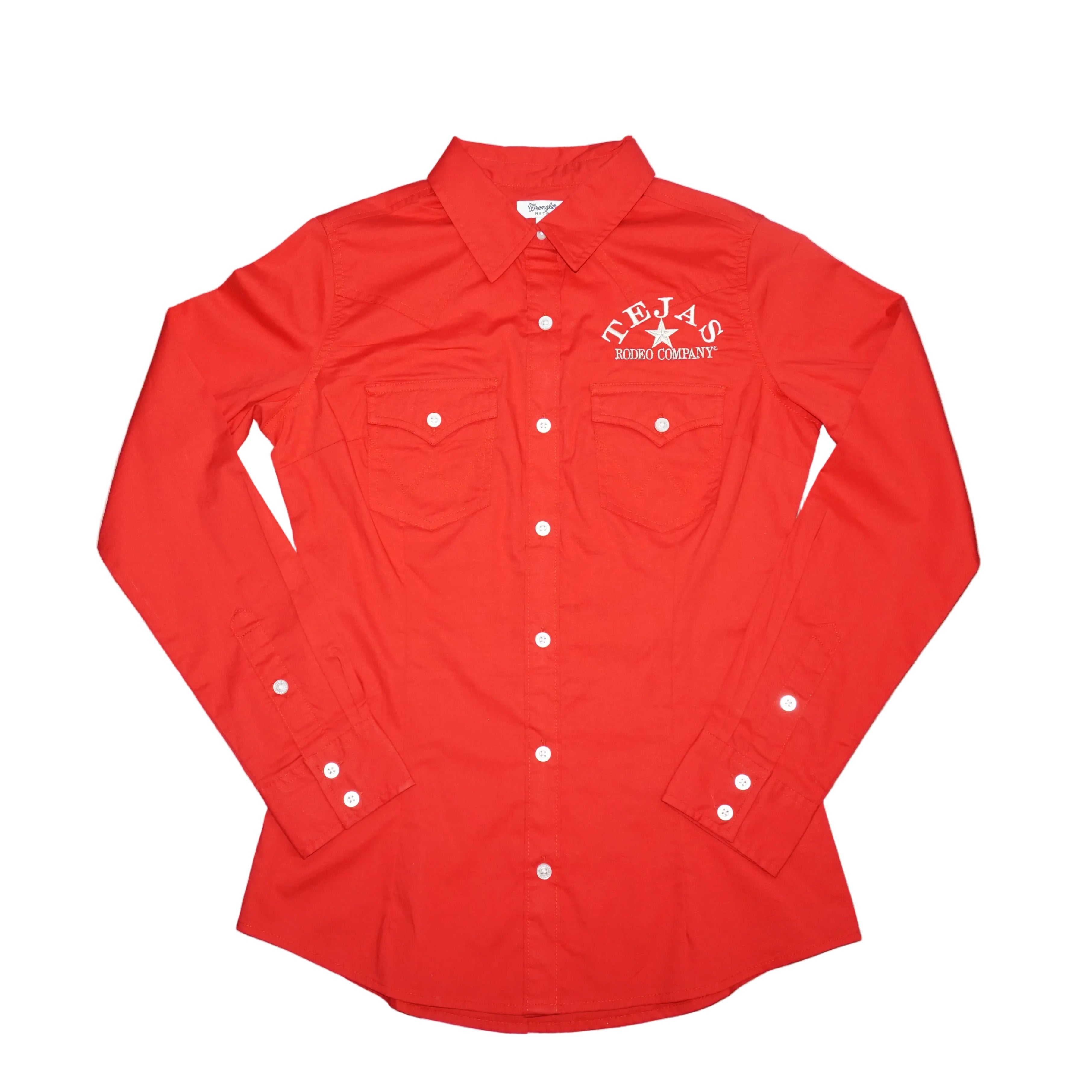 Women's Tejas Embroidered Wrangler Retro Long Sleeve Shirt