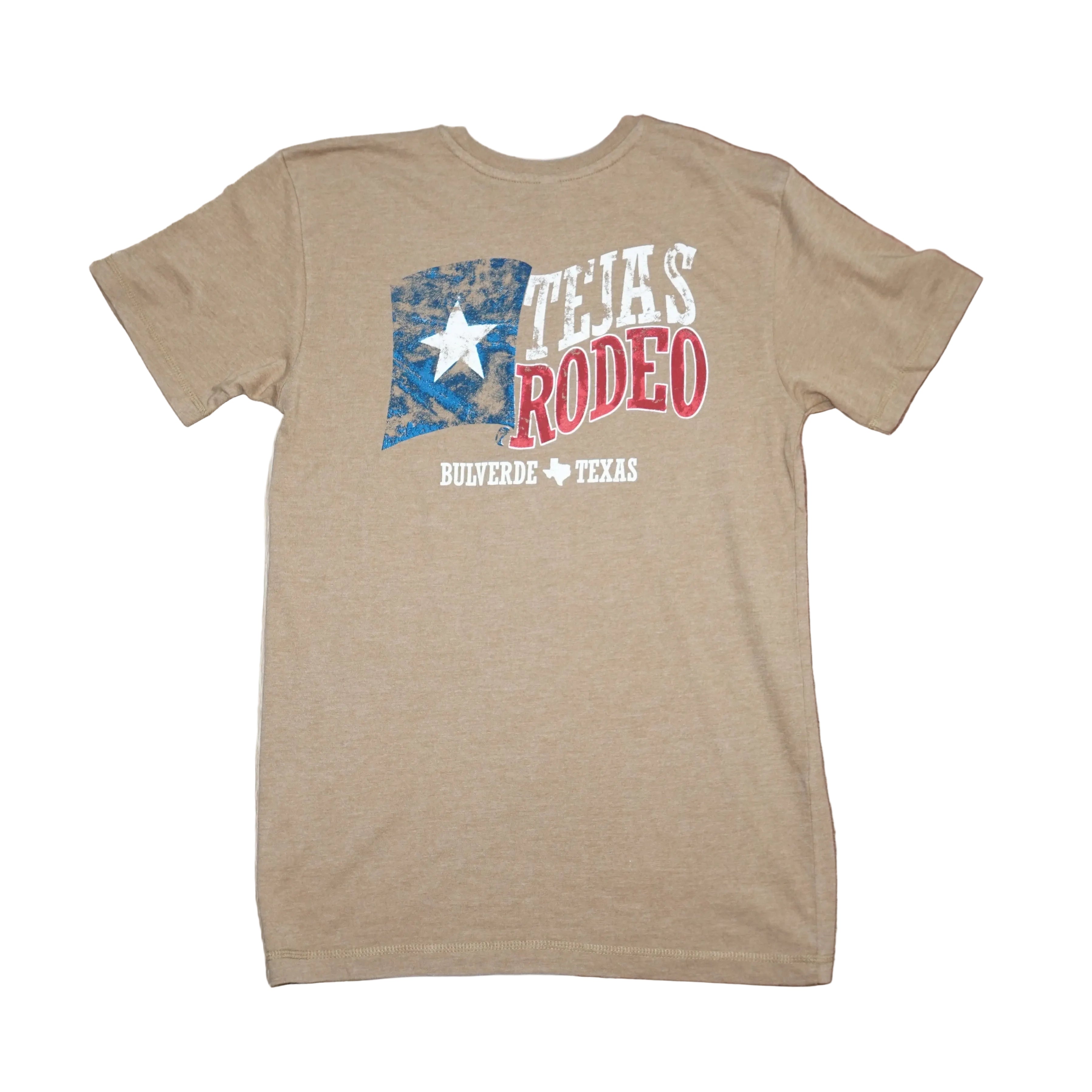 Adult - Tejas Rodeo Texas Flag T-Shirt