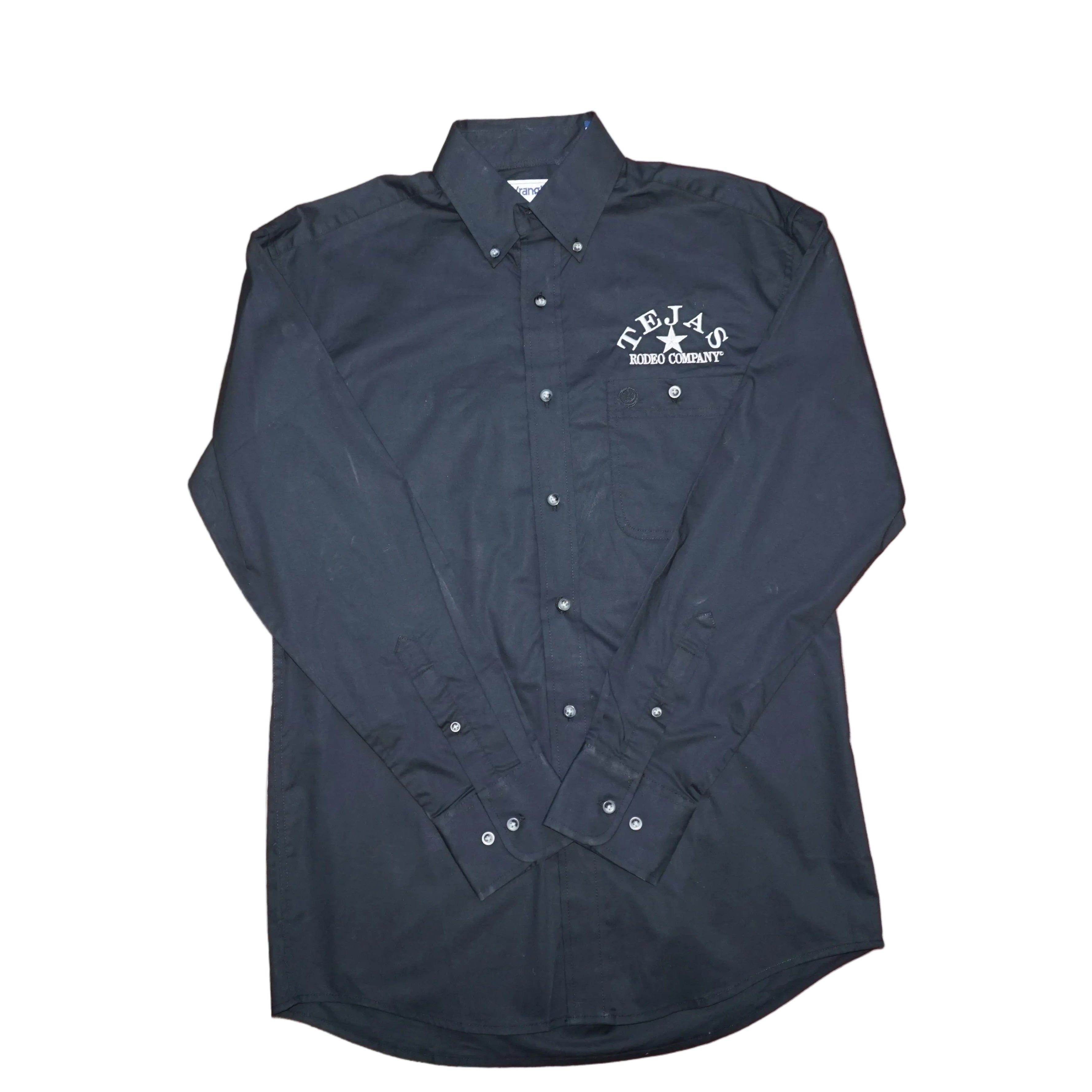 Men's - Wrangler George Strait Solid Long Sleeve Shirt (relaxed fit)