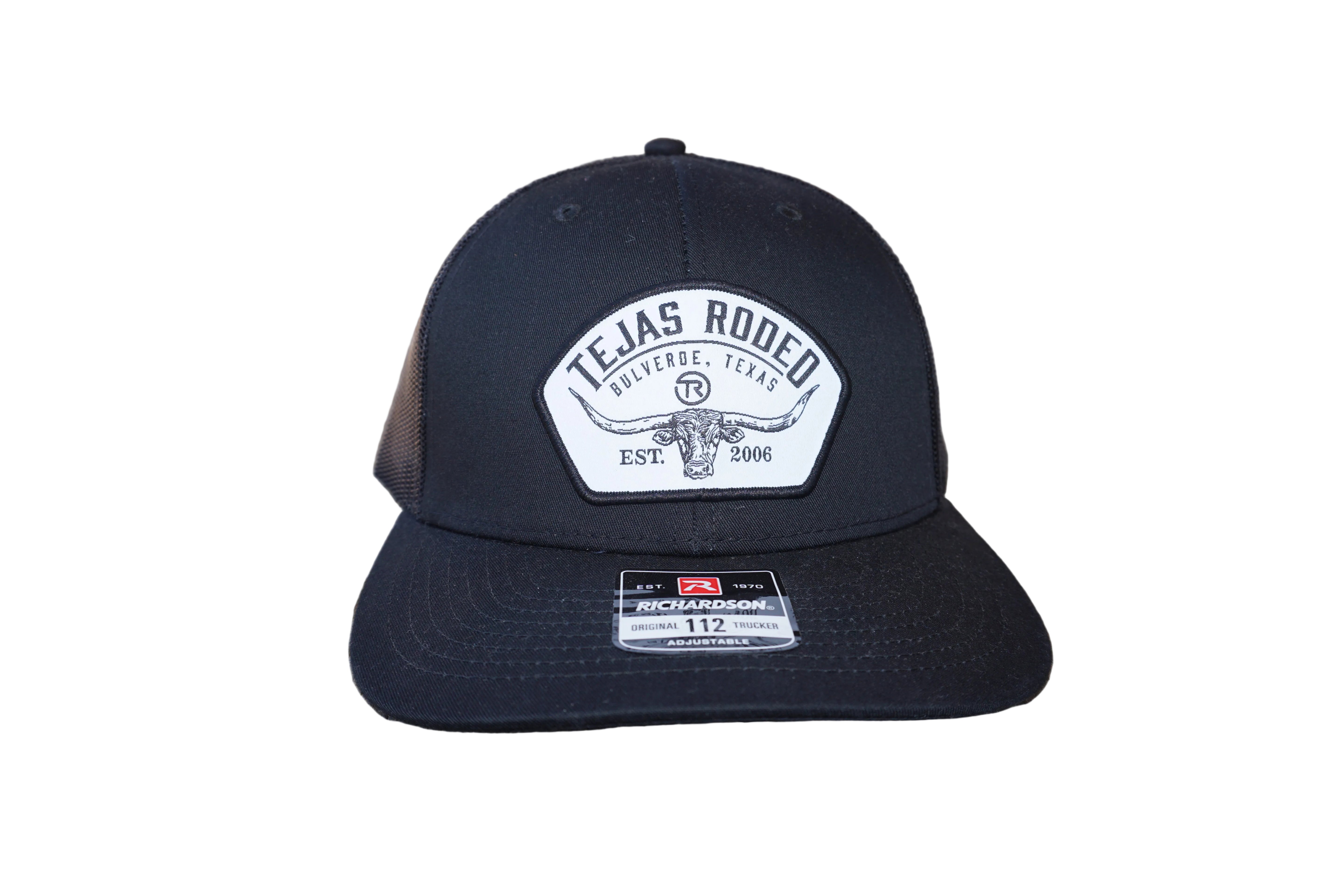 Tejas Rodeo Longhorn Patch Trucker Caps