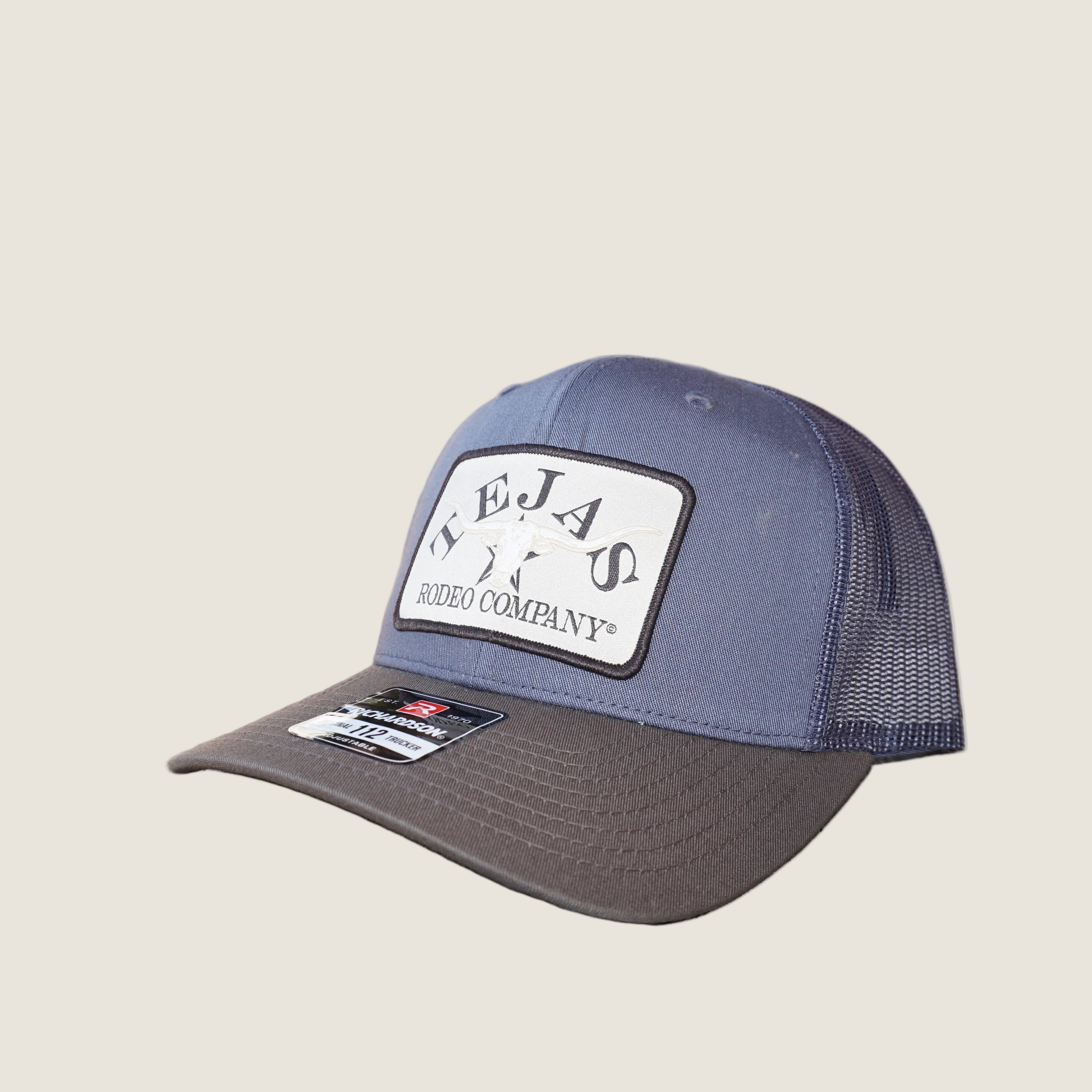 Tejas Rodeo Longhorn Patch Trucker Caps