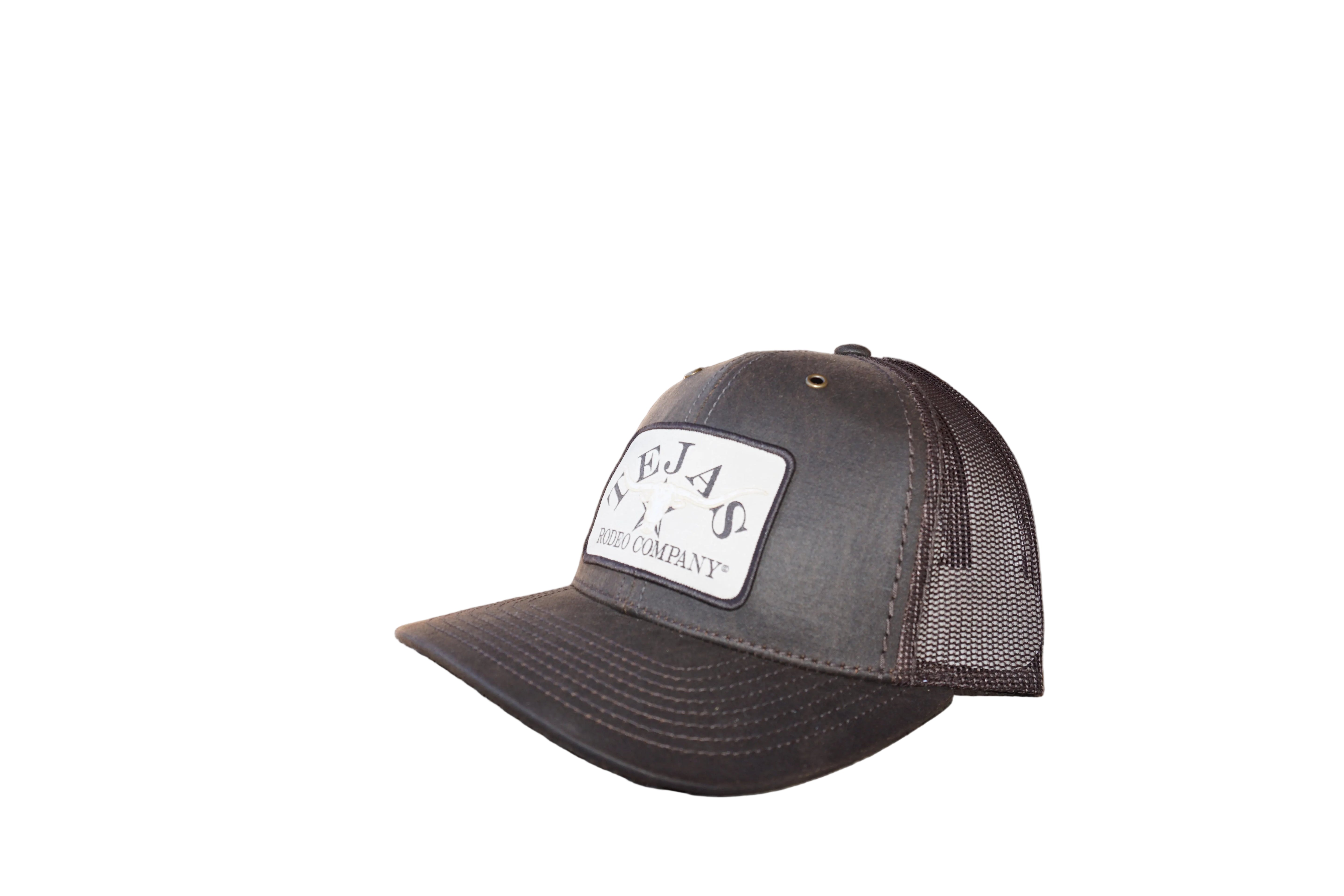 Tejas Rodeo Longhorn Patch Trucker Caps