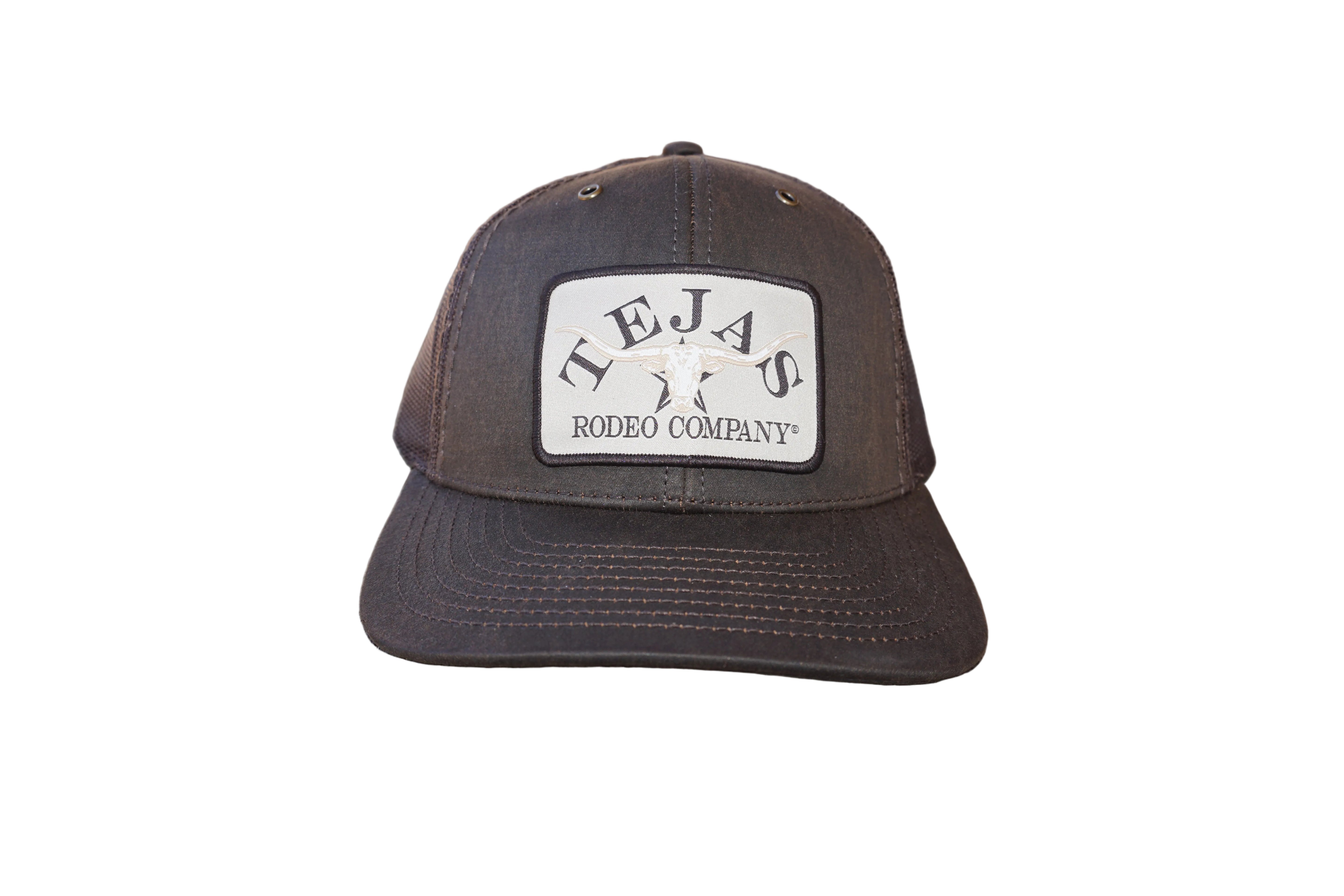 Tejas Rodeo Longhorn Patch Trucker Caps