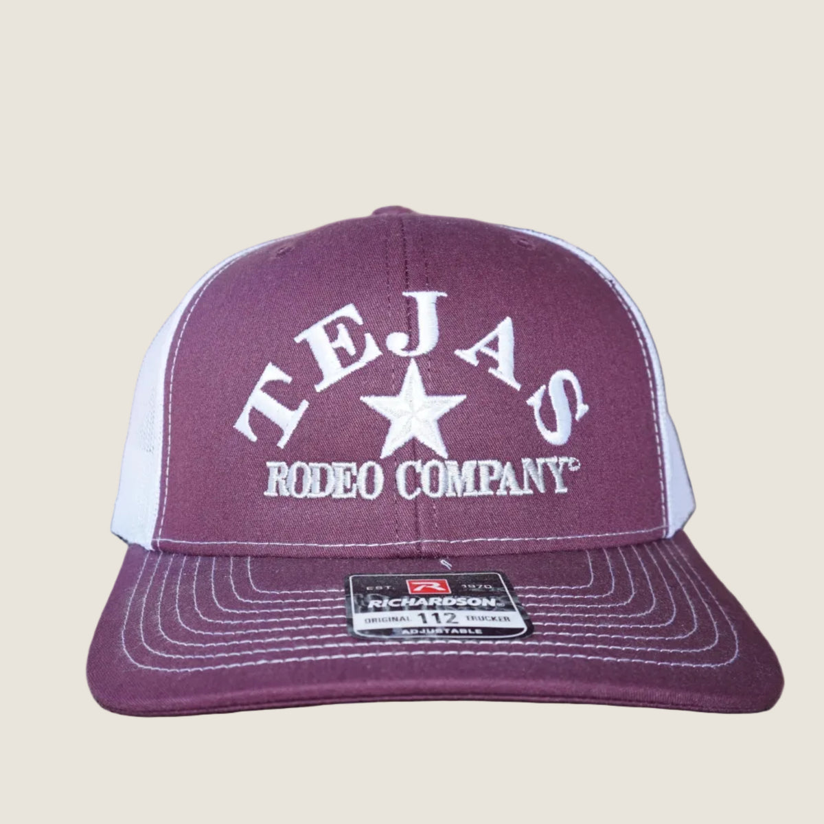 Tejas Rodeo Co. Embroidered Trucker Cap