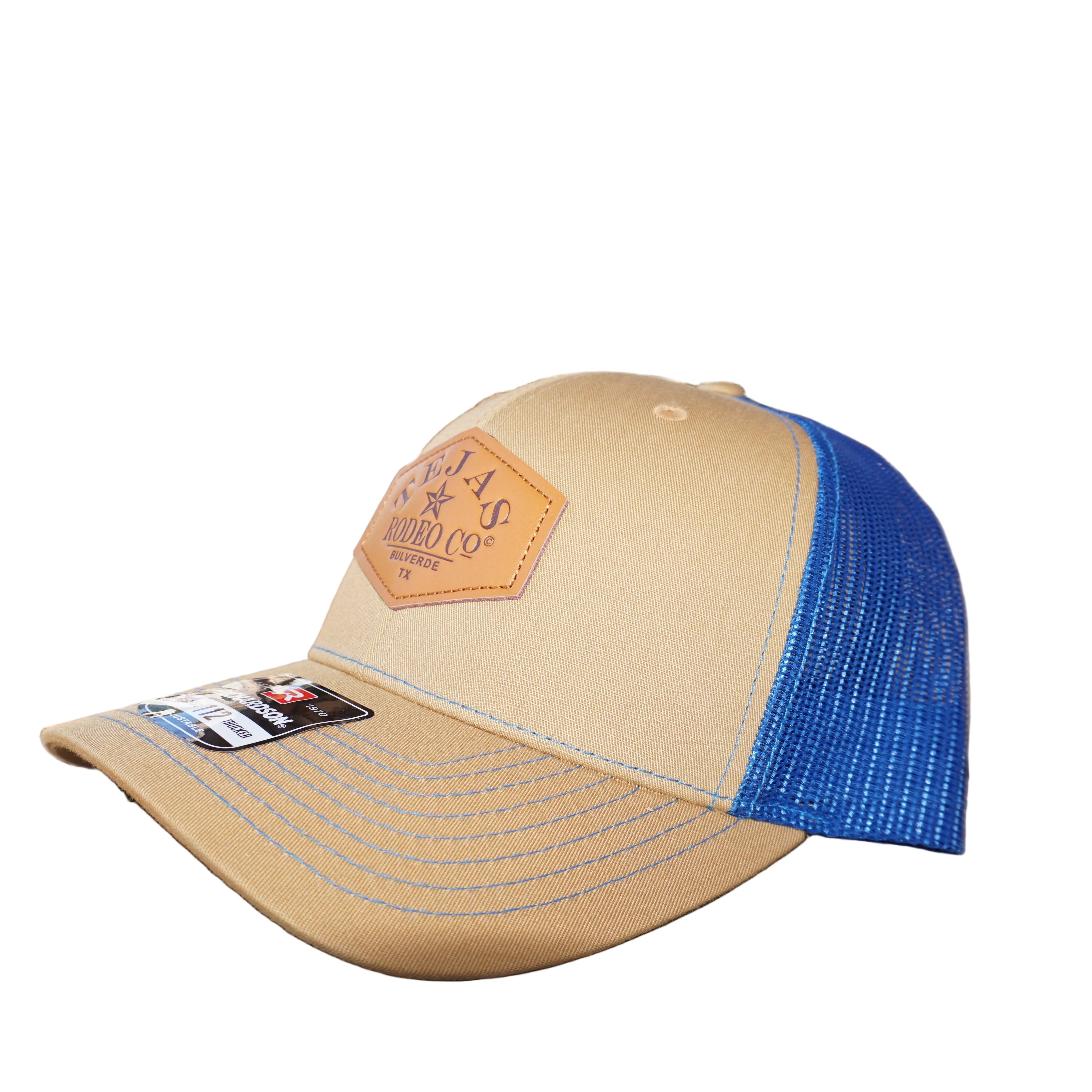 Tejas Rodeo Leather Patch Trucker Cap