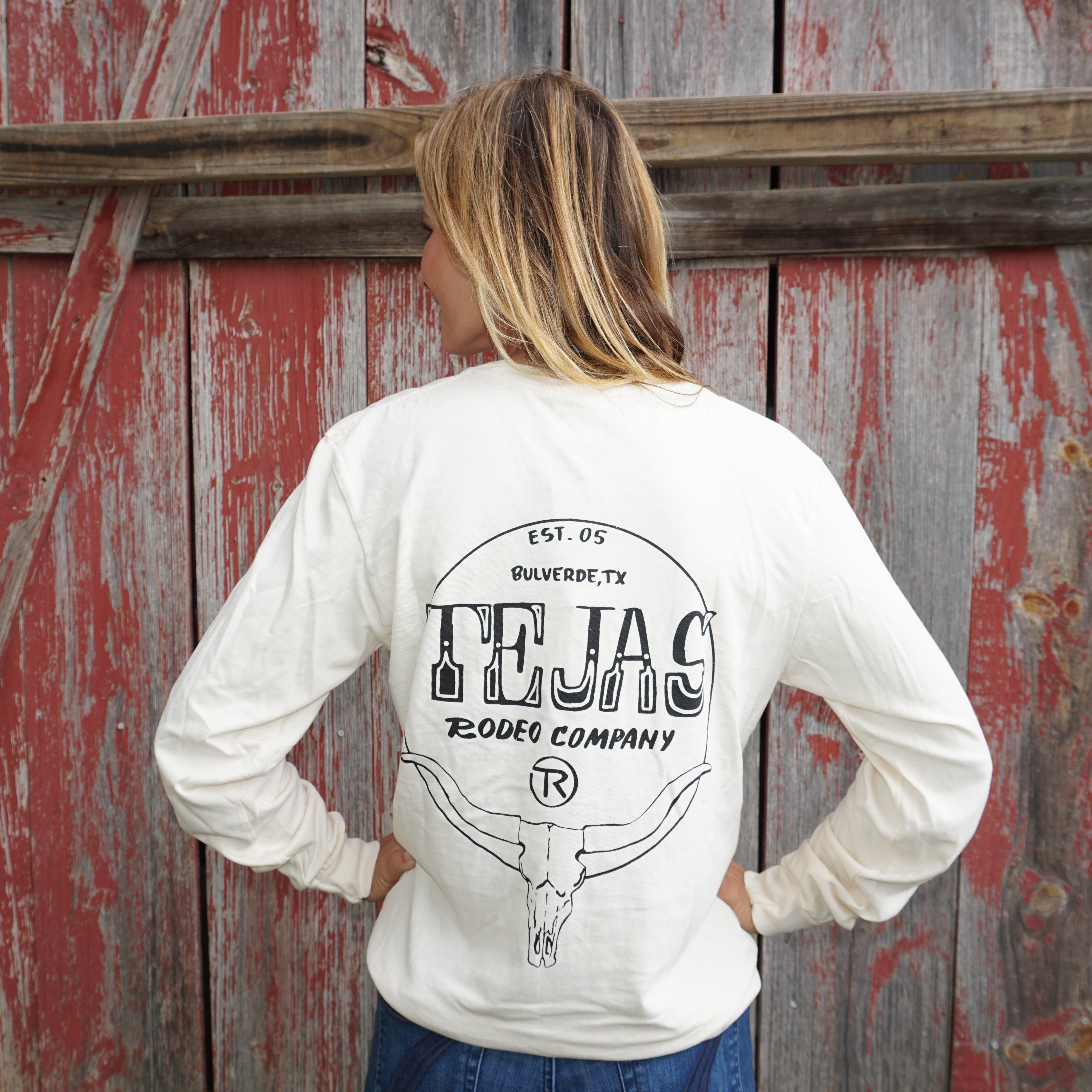 Adult - Branded Longhorn Long Sleeve T-shirt