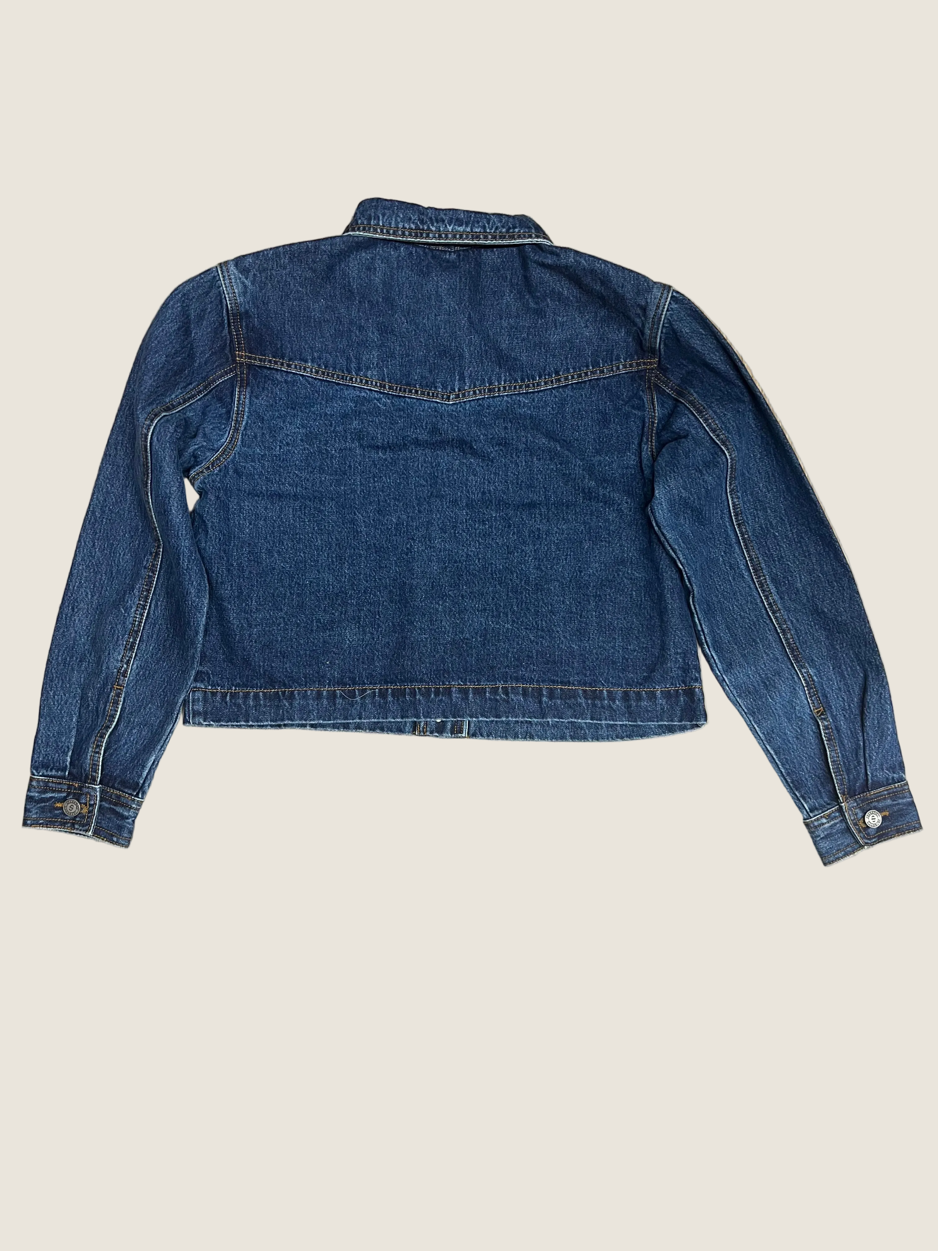 Stetson Stone Wash Denim Cropped Jacket