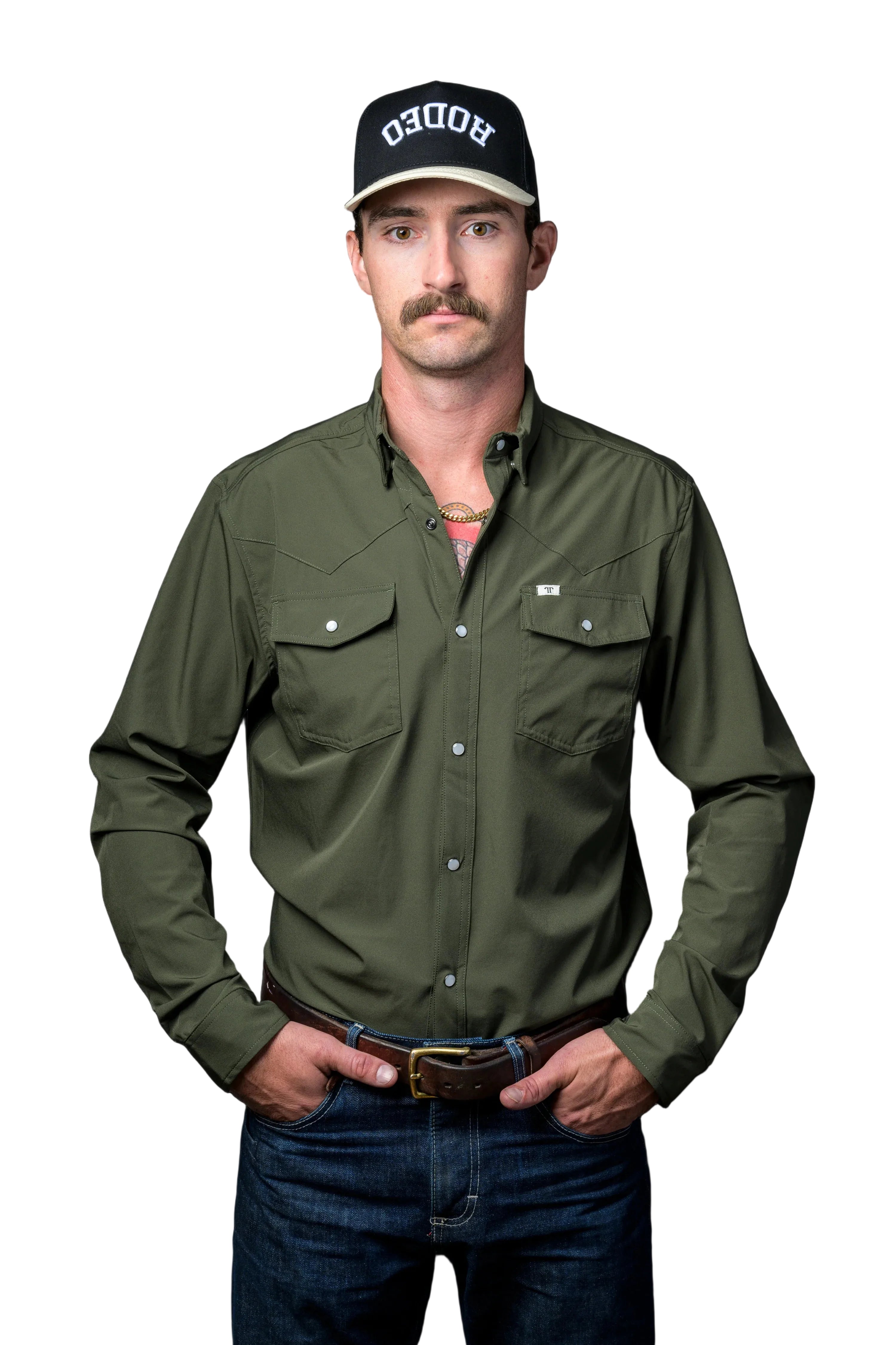 CORE - Men's Long Sleeve Pearl Snap Ferrell Shirts