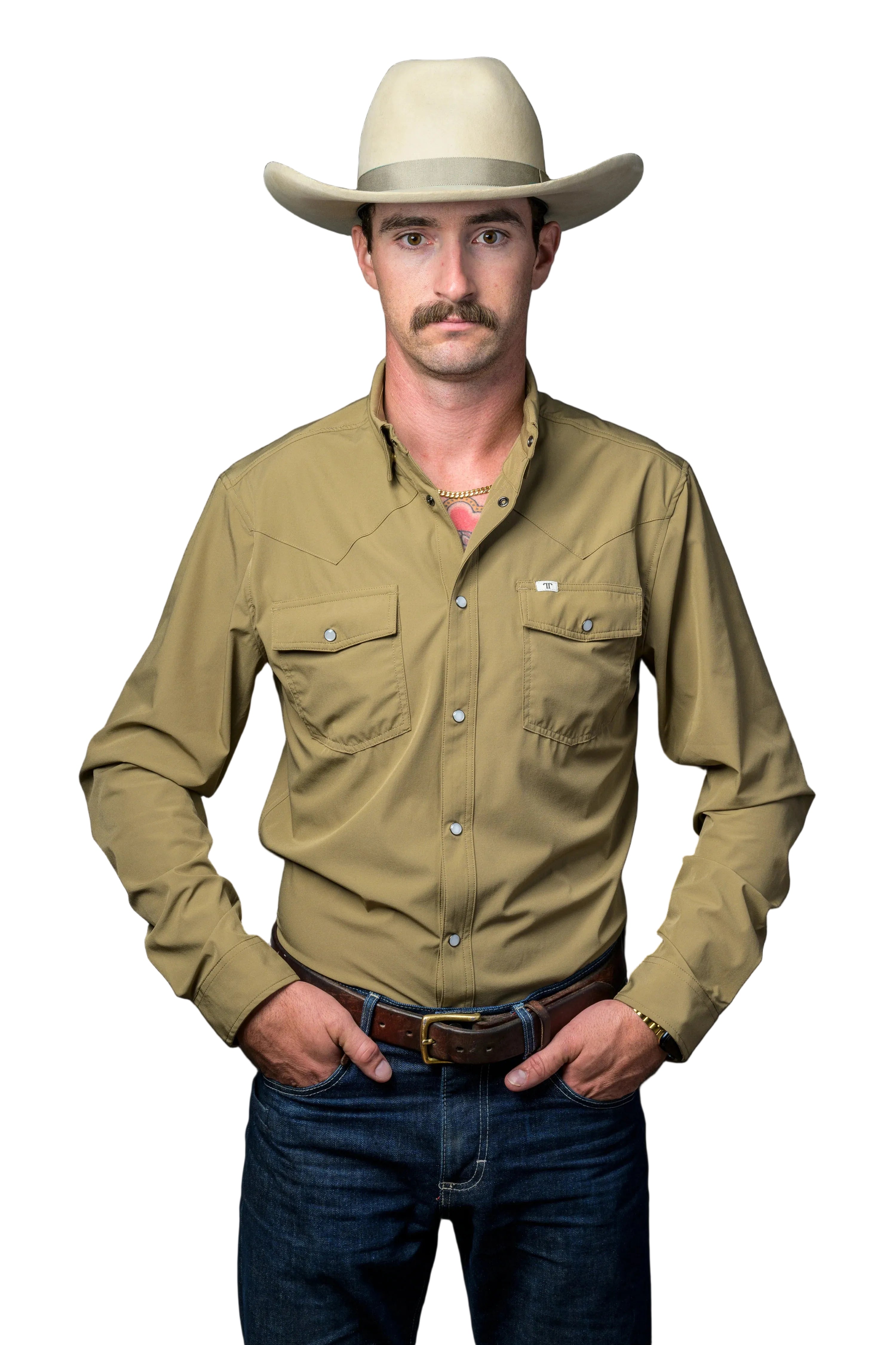 CORE - Men's Long Sleeve Pearl Snap Ferrell Shirts