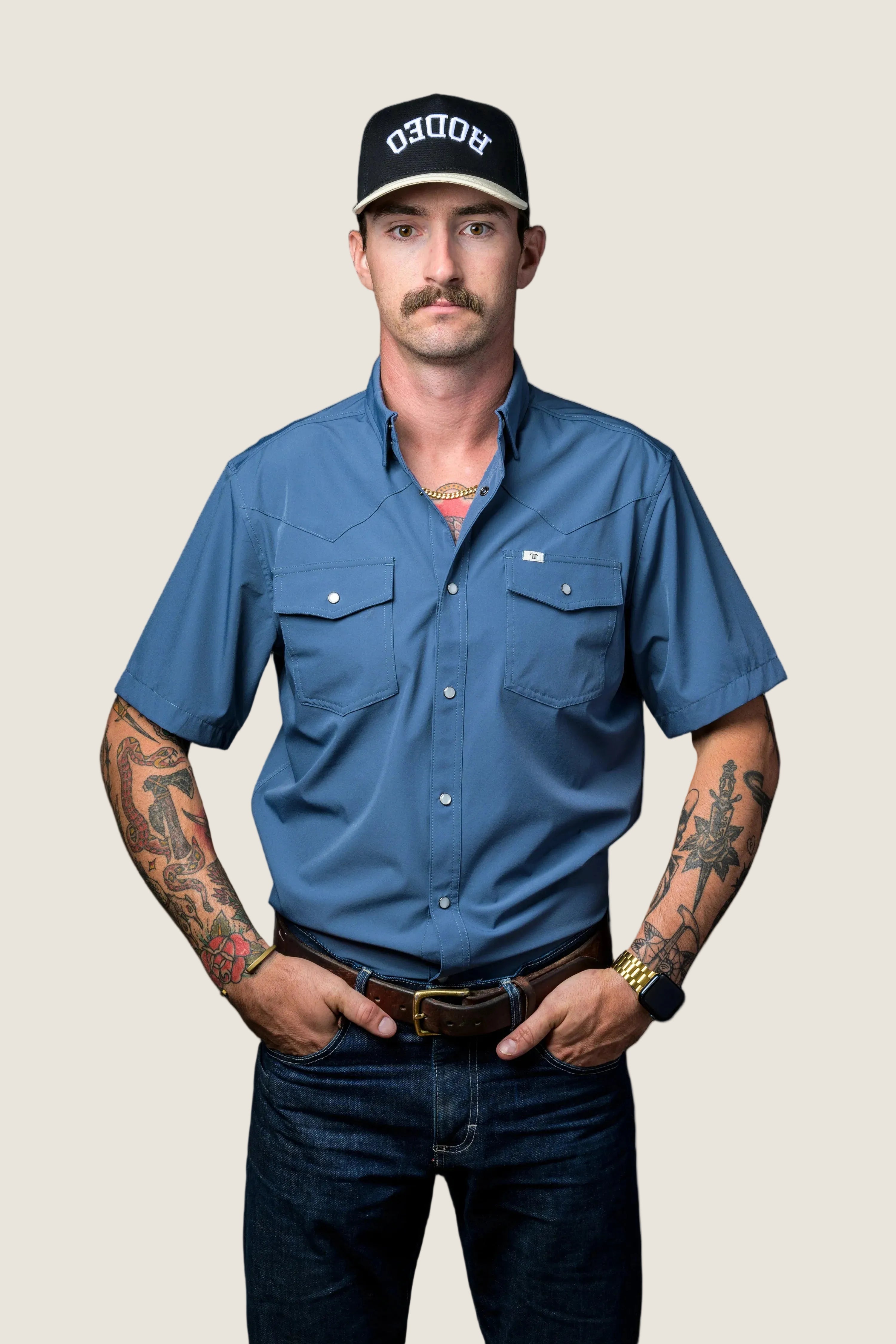 Core- Short Sleeve Pearl Snap Ferrell Shirts