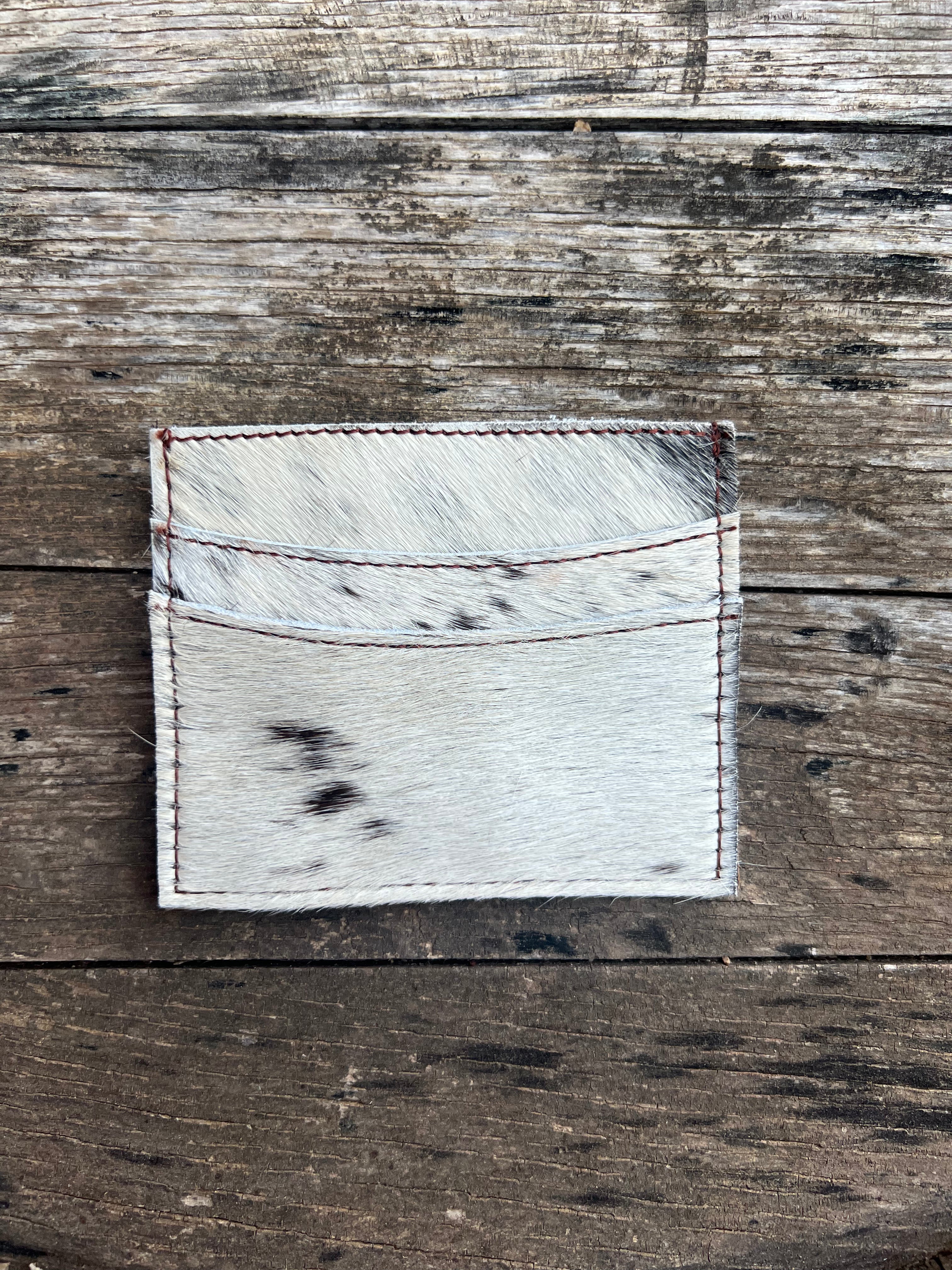 Westrian International Cowhide Leather Credit Card Sleeve Wallet