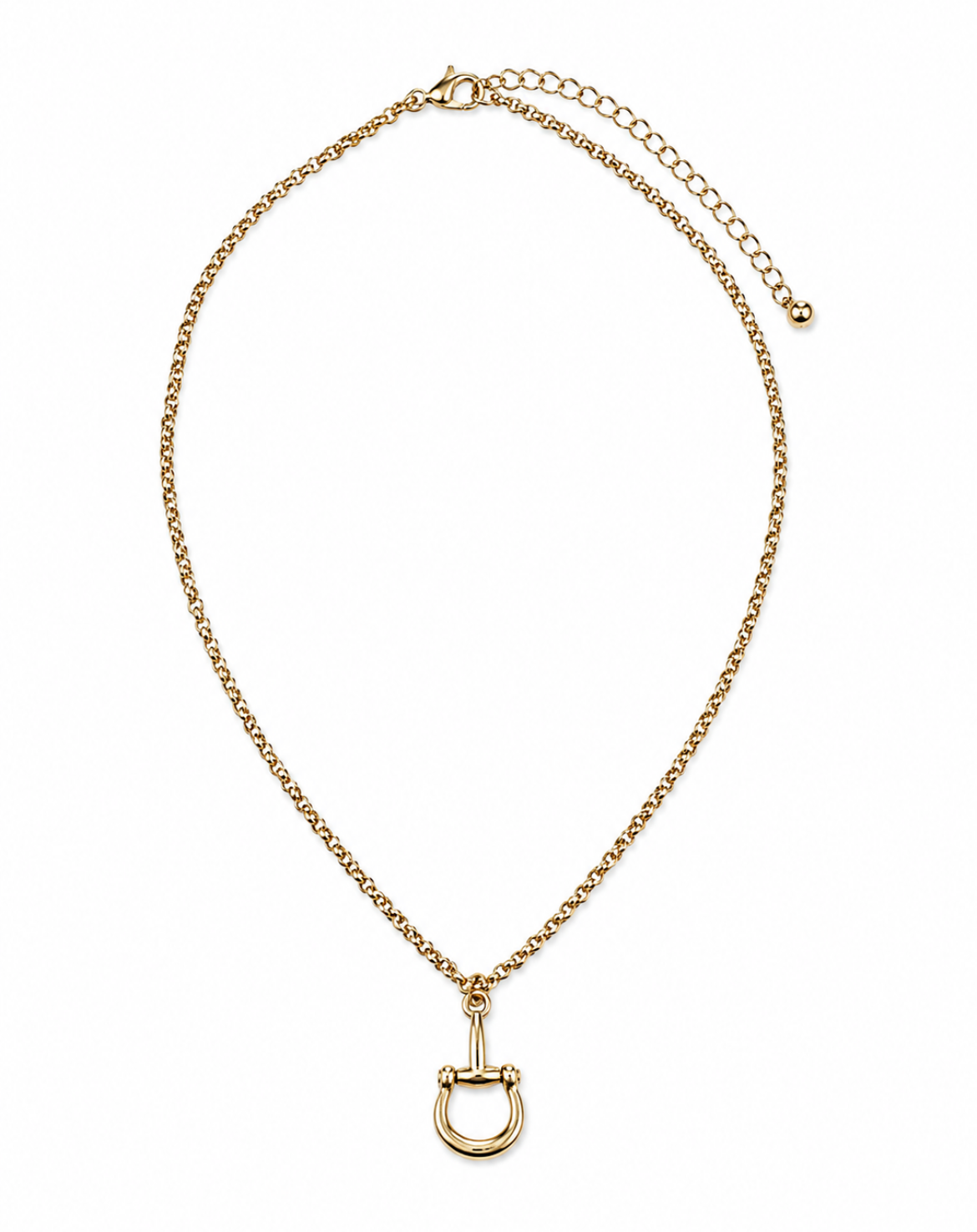 Gold Bit Chain Necklace