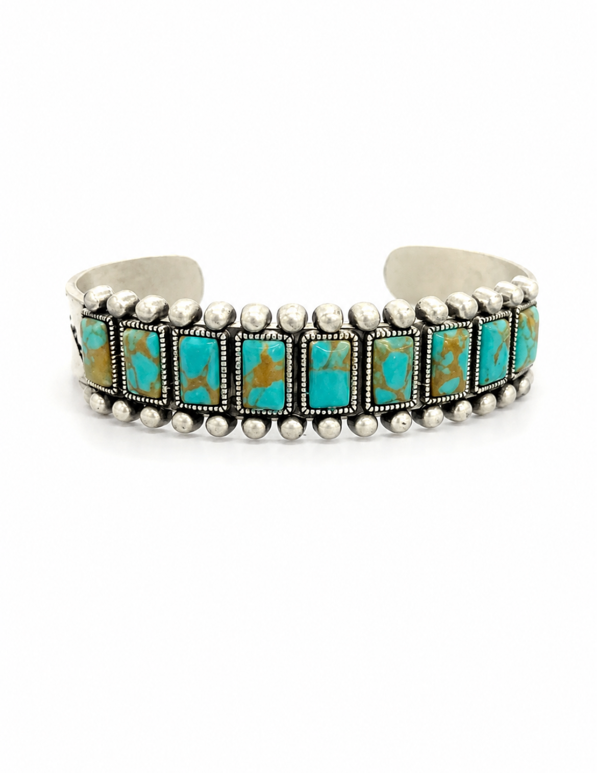 Silver Turquoise Cuff Bracelet
