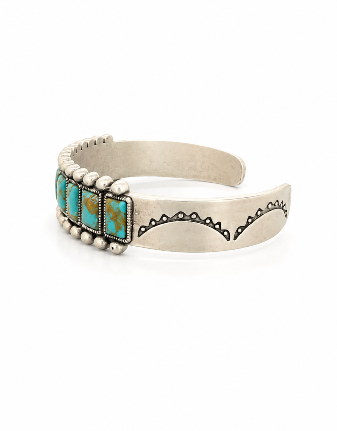 Silver Turquoise Cuff Bracelet