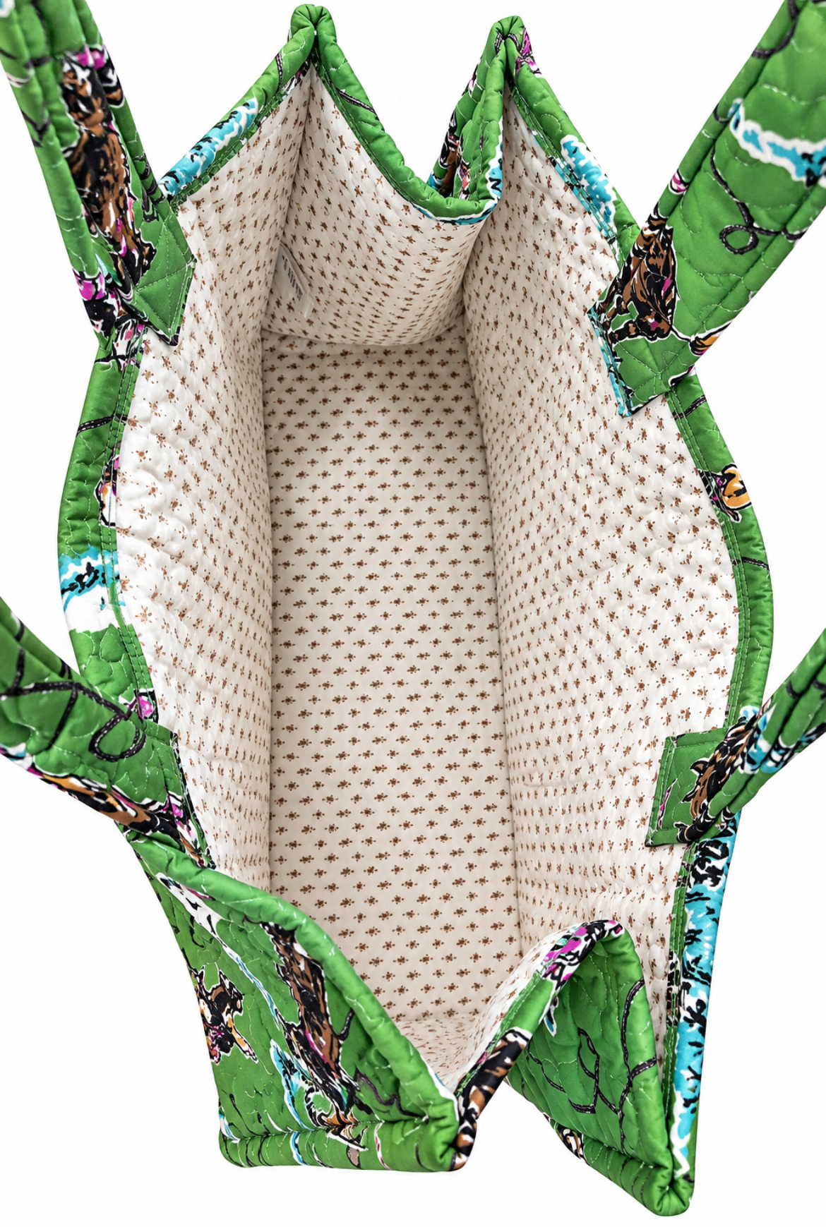Ida Mae Home Sierra Cowgirl Green Tote Bag