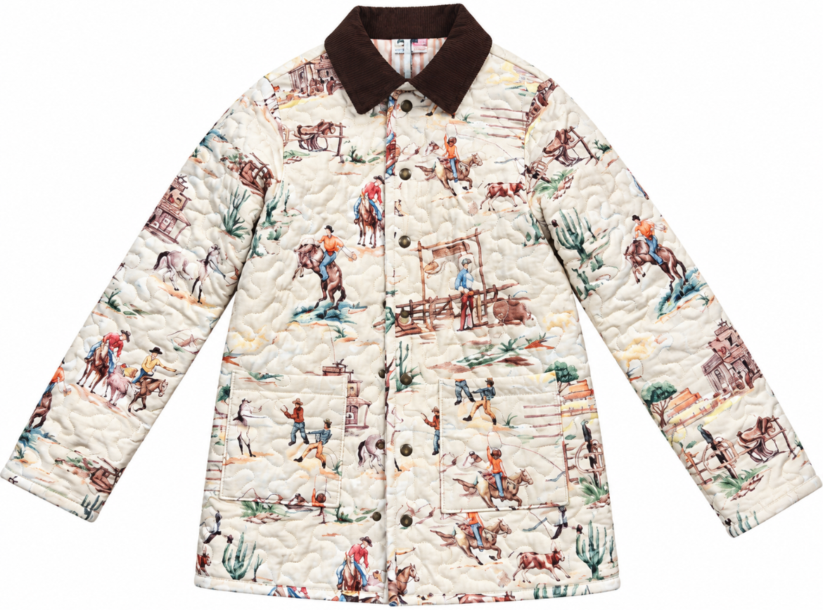 Ida Mae Home Retro Cowboy Barn Jacket