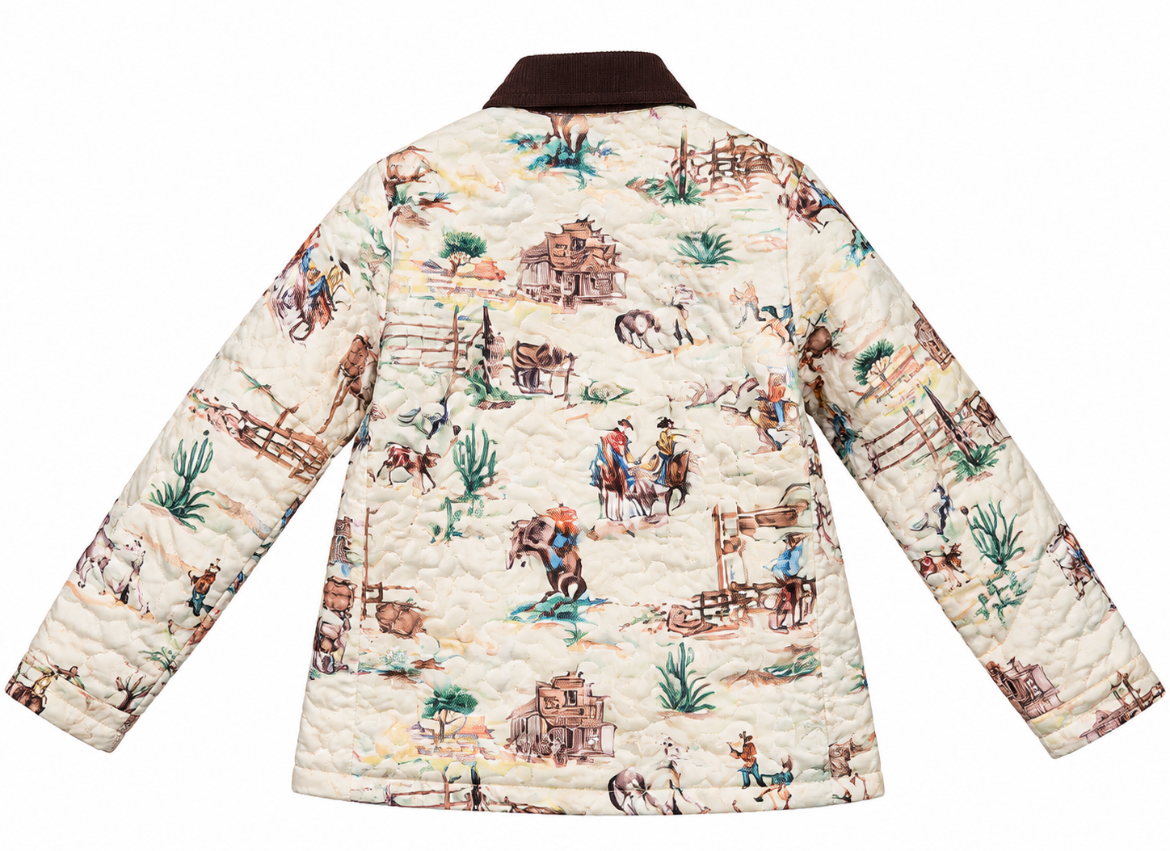 Ida Mae Home Retro Cowboy Barn Jacket