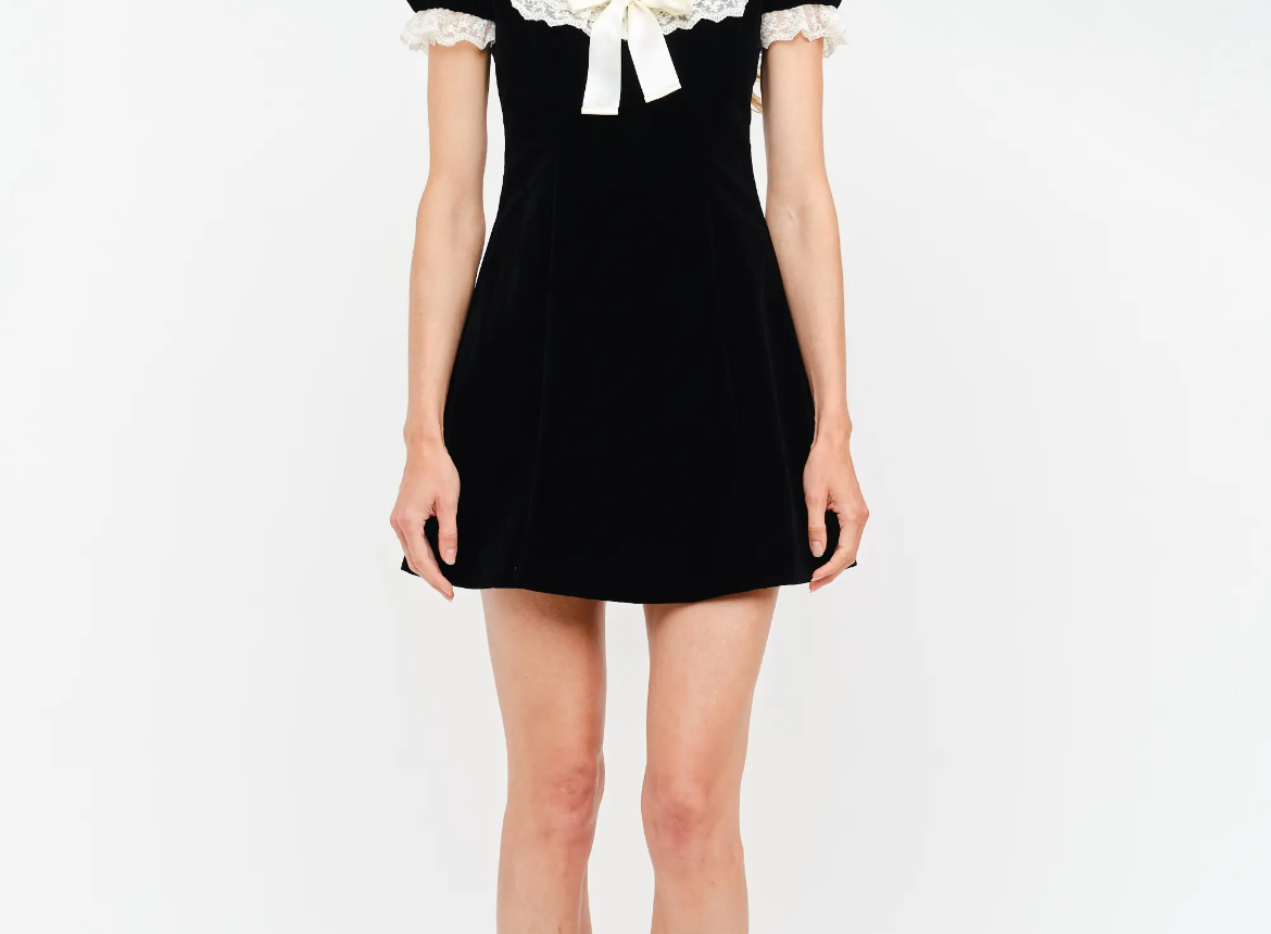 Sofie the Label Velvet Black Dress