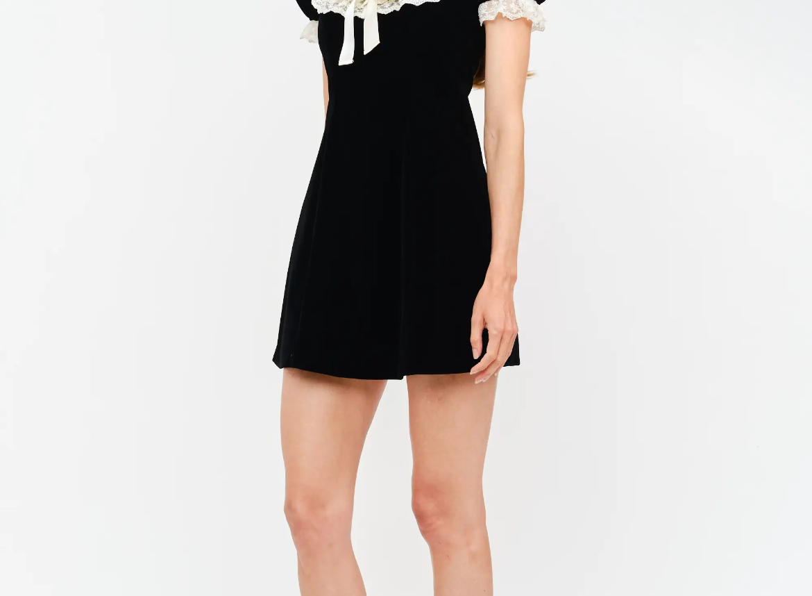 Sofie the Label Velvet Black Dress