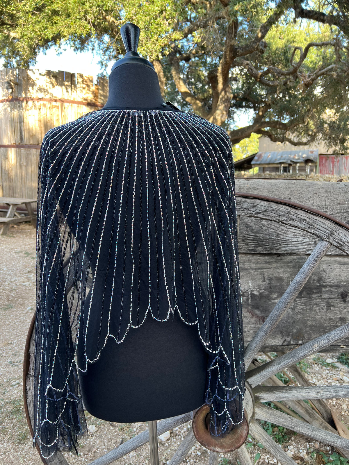Beulah Style Black Cape
