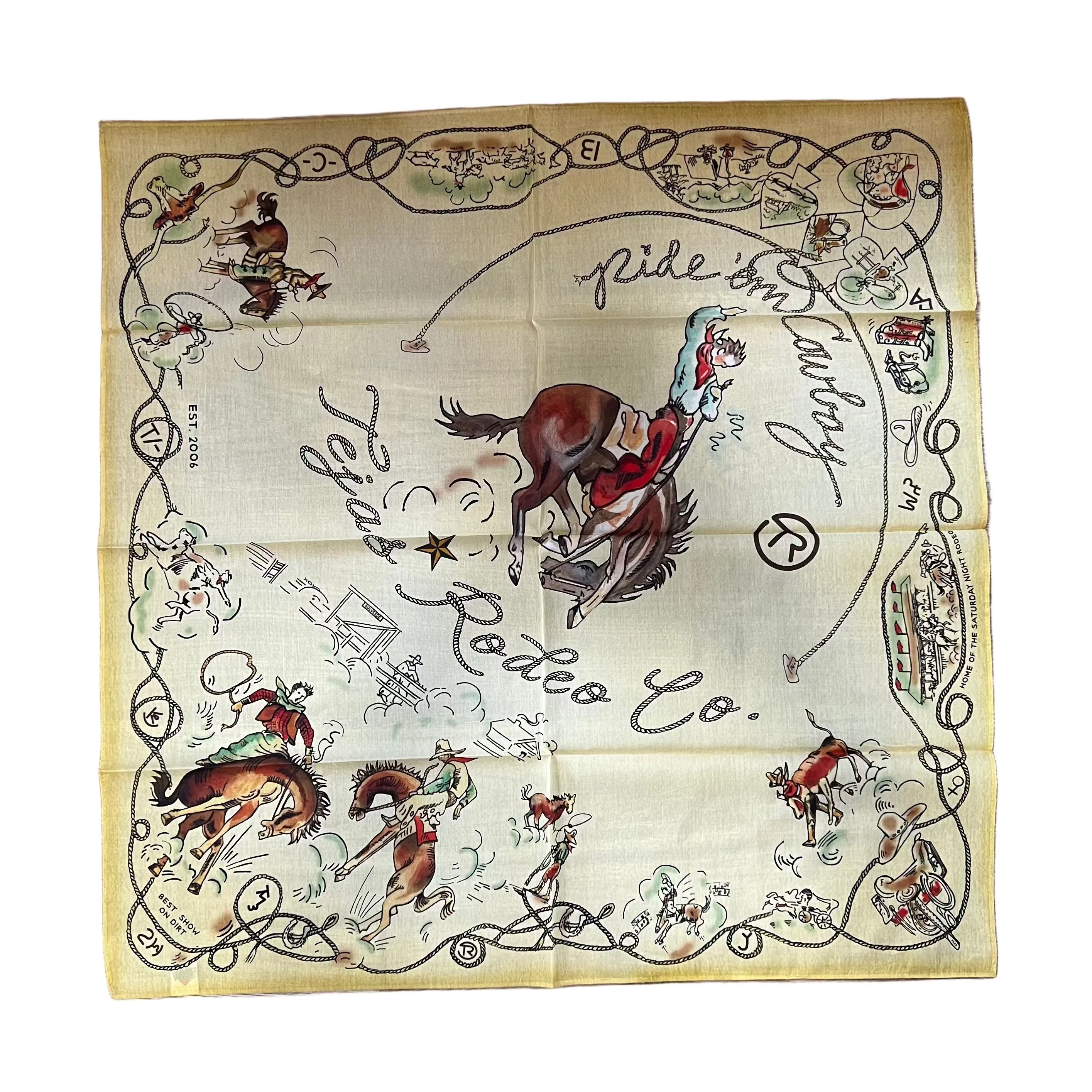 XOXO art & co Custom Tejas Wild Rag