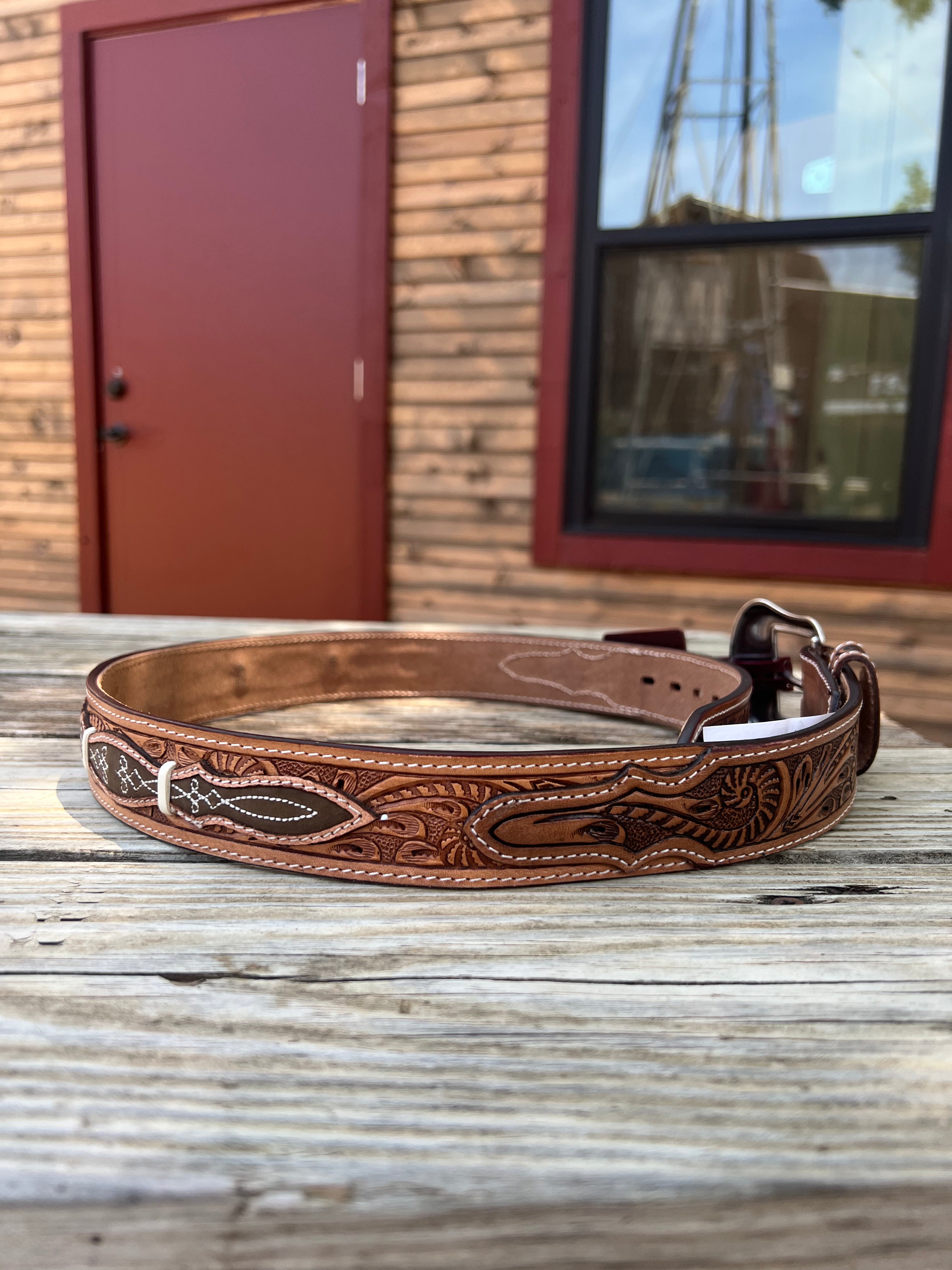 Stetson Men's Belt 38MM Natural