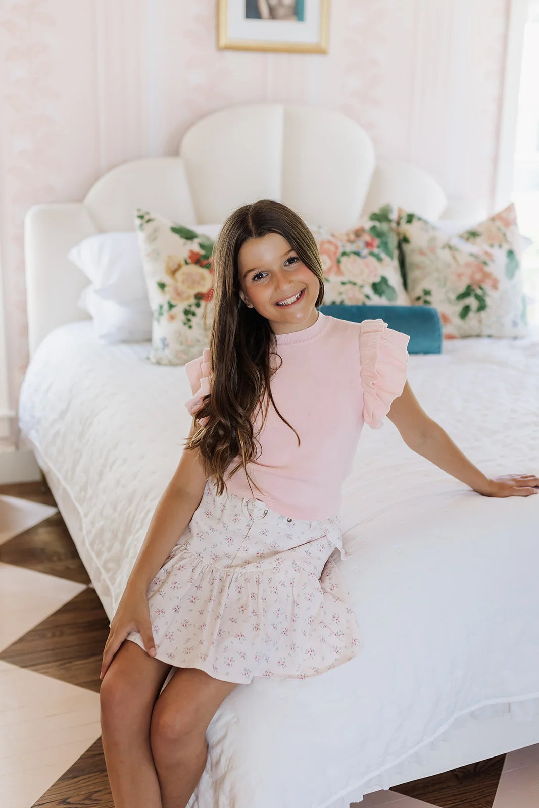 J. Marie The Lottie Belted Tween Skort