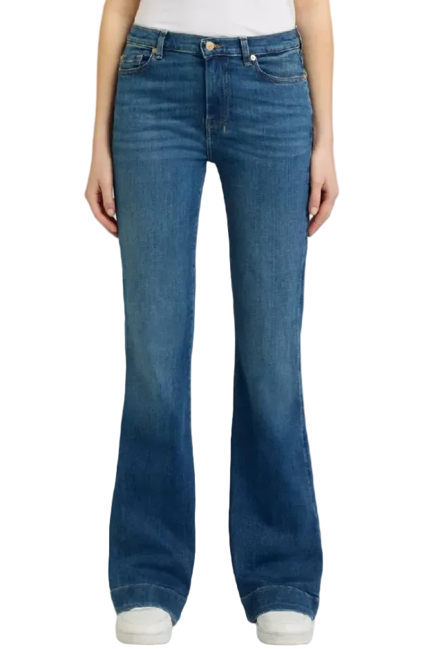 7 For All Man Kind Dojo Slim Illusion Gold Jeans 34.5"