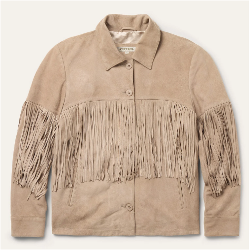 Ladies - Stetson Suede Fringe Jacket