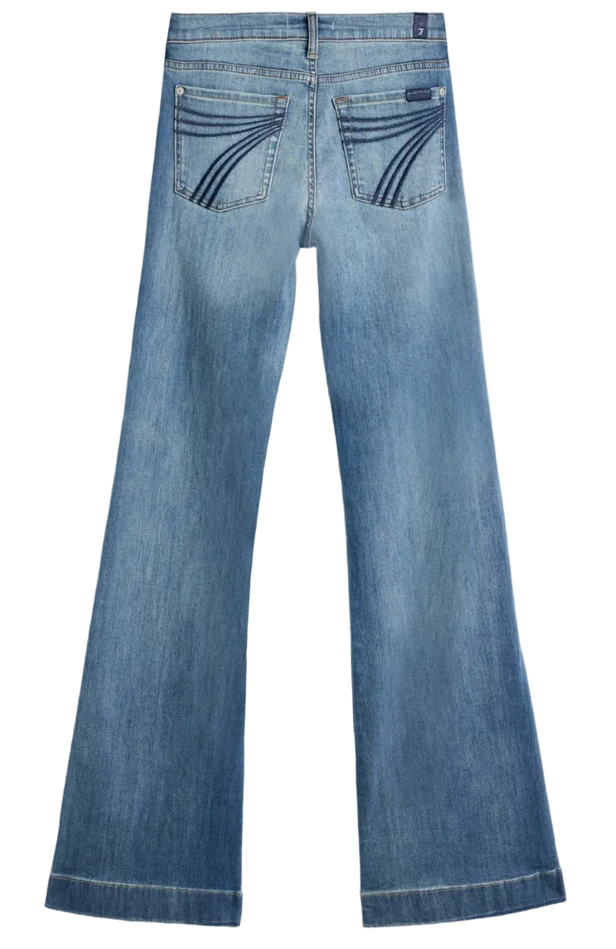 7 For All Mankind Dojo Slim Illusion- Distressed Authentic Light 34.5"