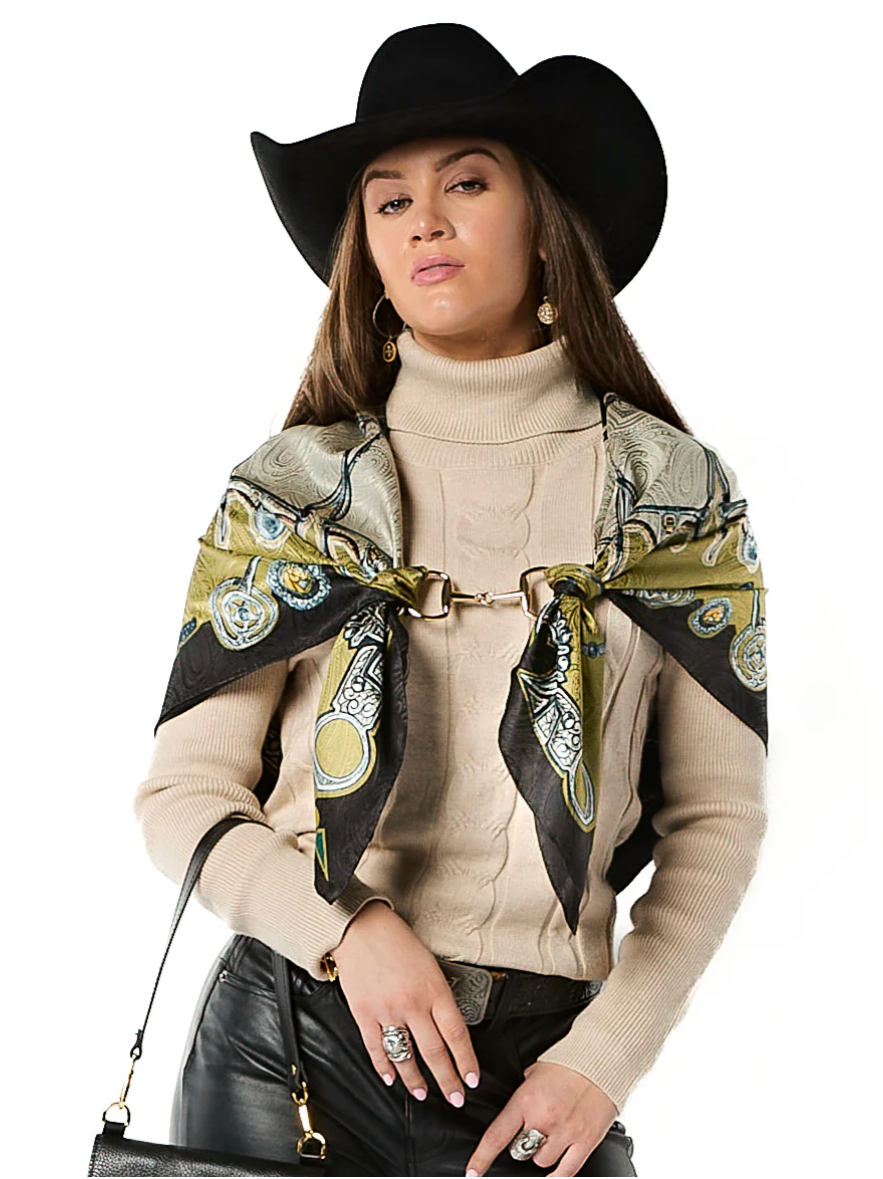 Snaffle Bit Scarf Buckle - Large