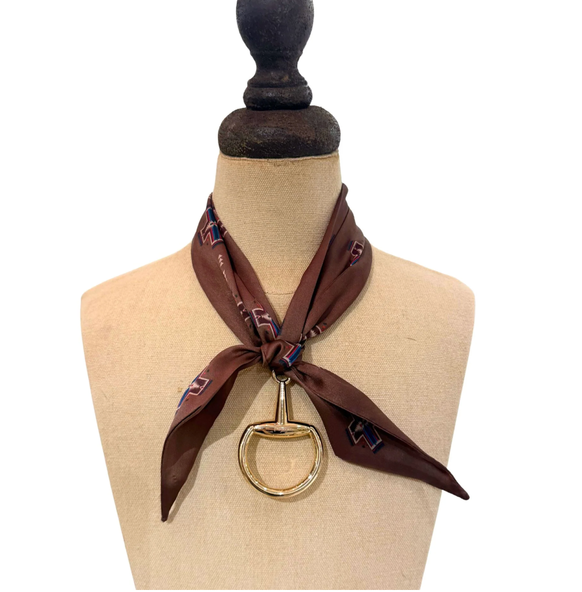Snaffle Bit Scarf Buckle - Large