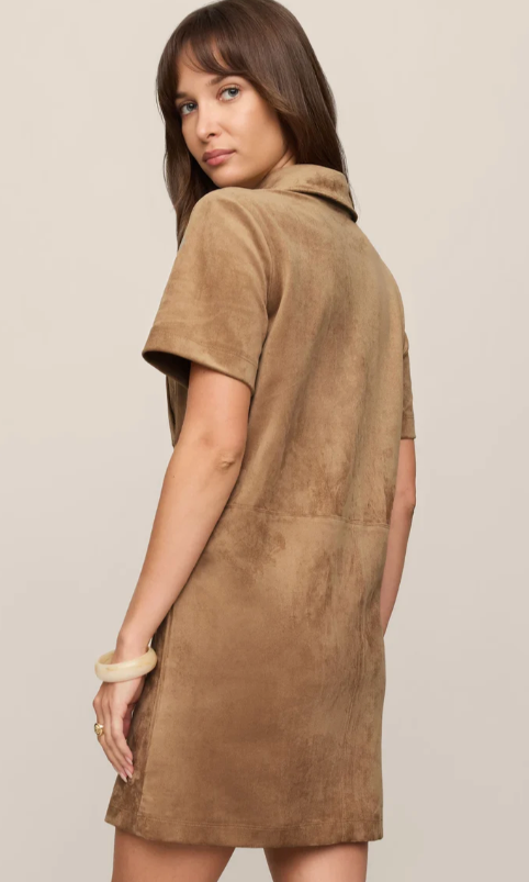 Z Supply Leone Suded Mini Dress