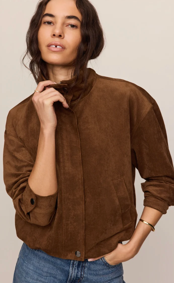 Z Supply Corin Bubble Hem Jacket