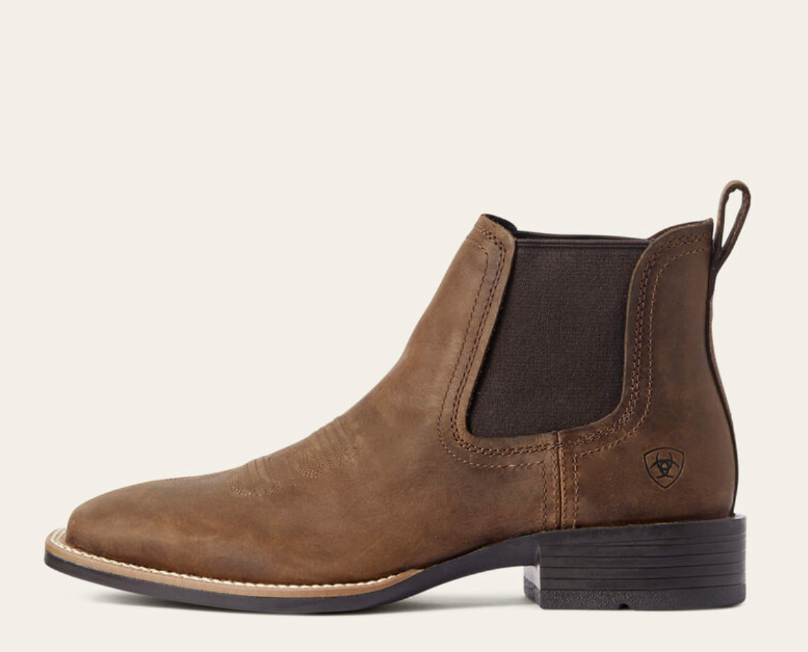 Ariat Men's Booker Chelsea Wide Square Toe Western Boot