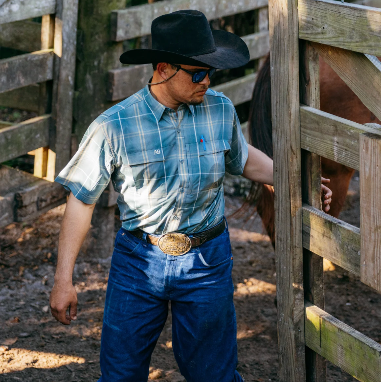 AG-Gear Men's Haybaler Plaid Button Down Shirt